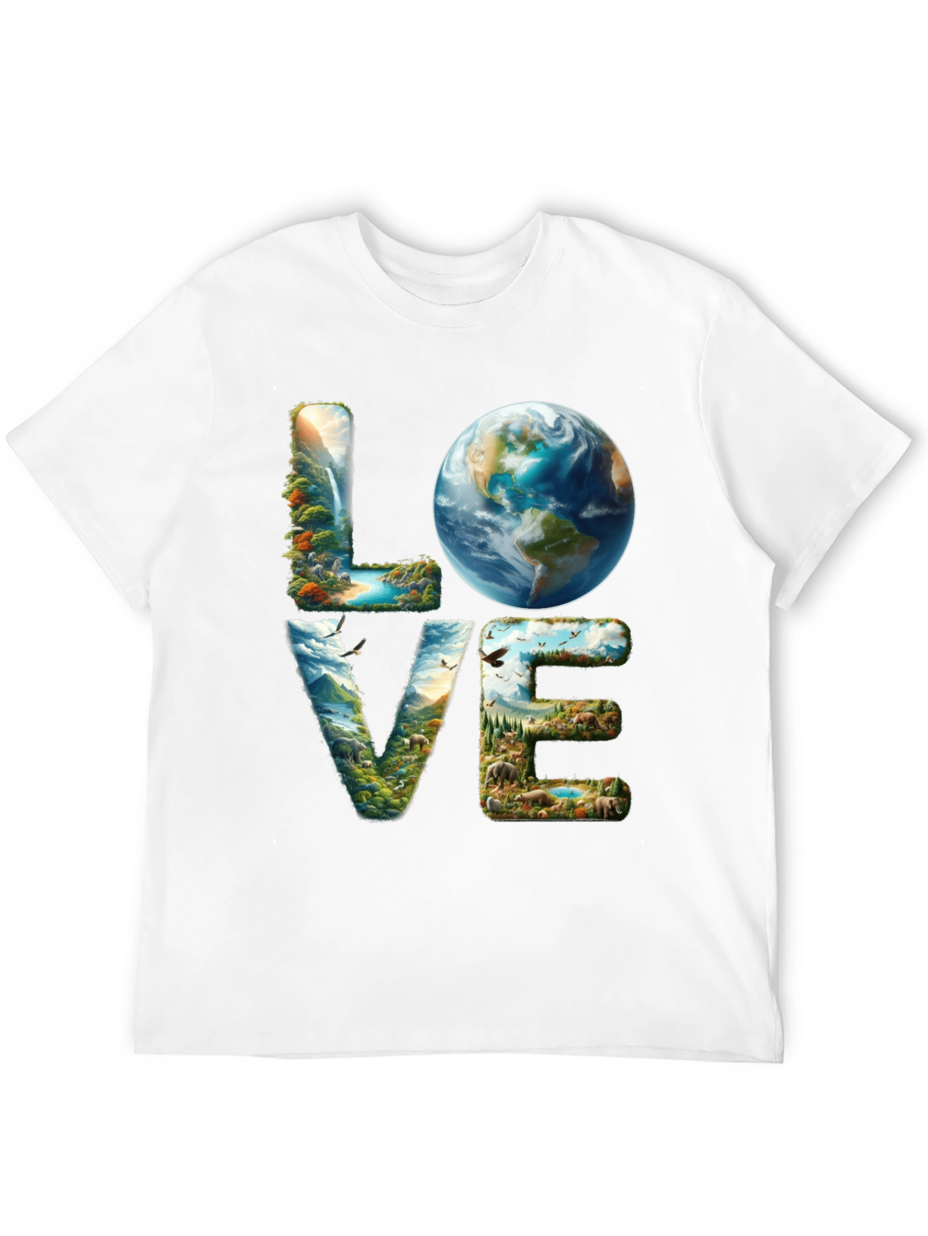 Love Earth T-Shirt - Nature Design
