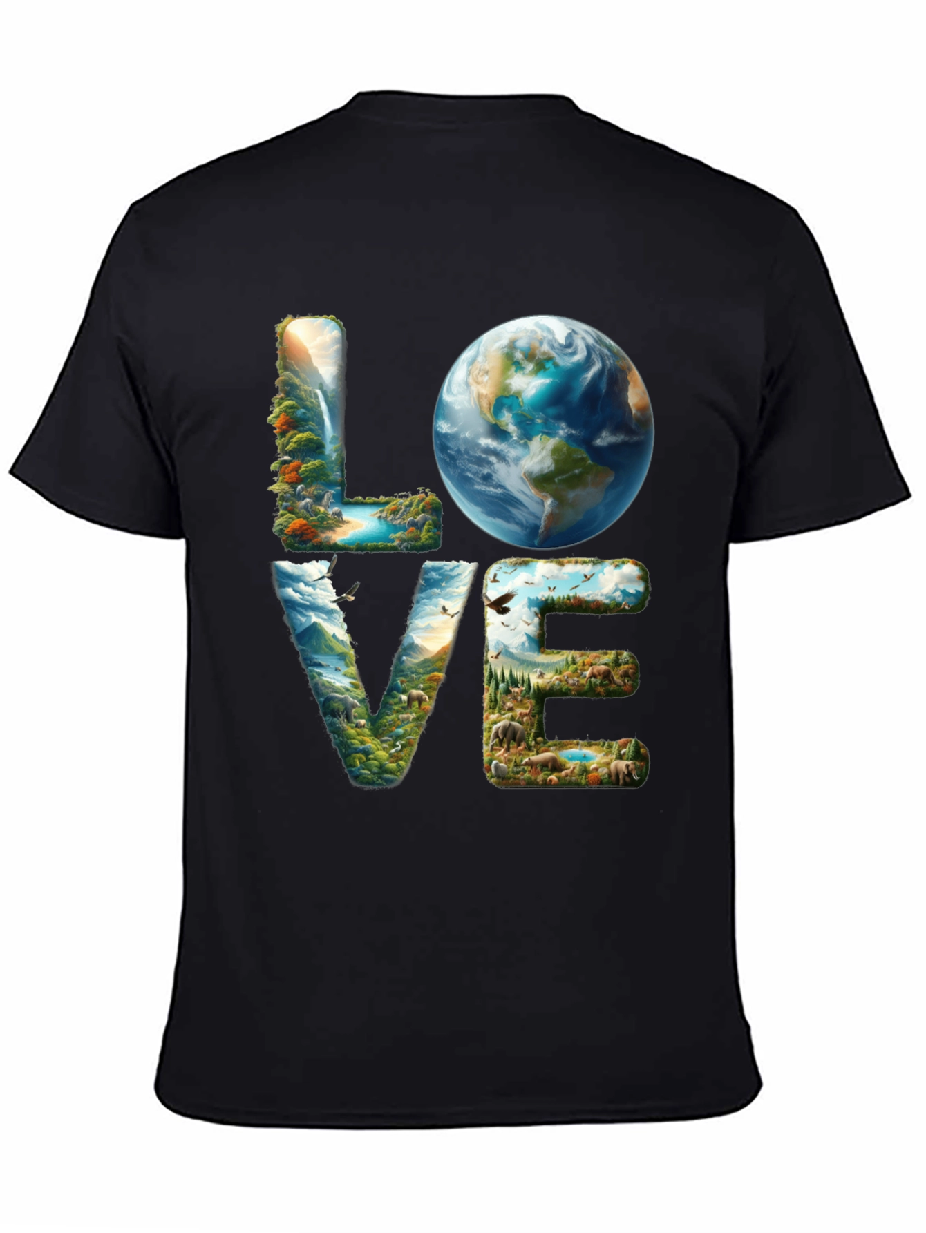 Love Earth T-Shirt - Nature Design