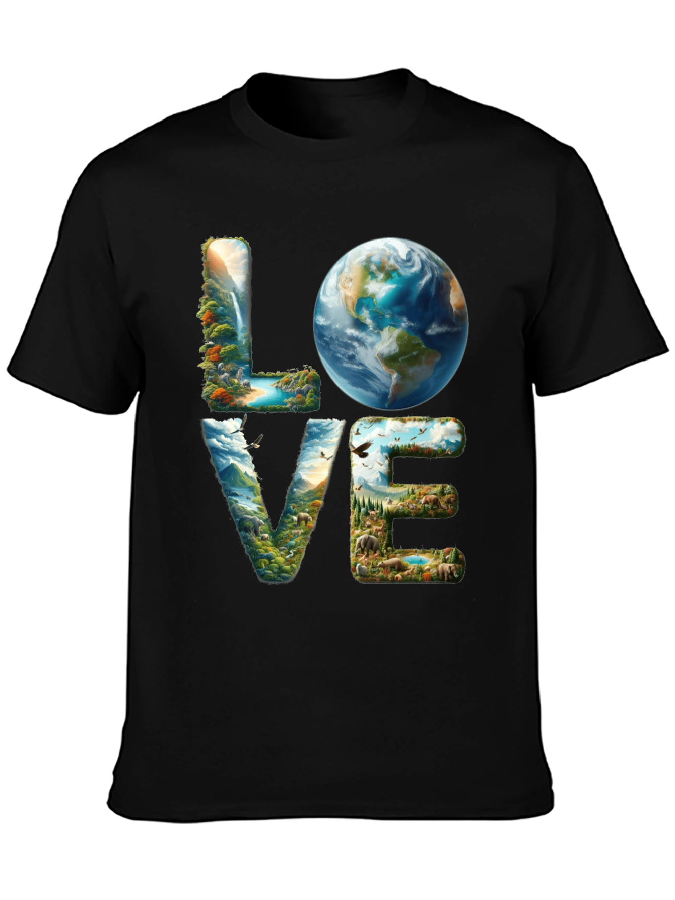 Love Earth T-Shirt - Nature Design