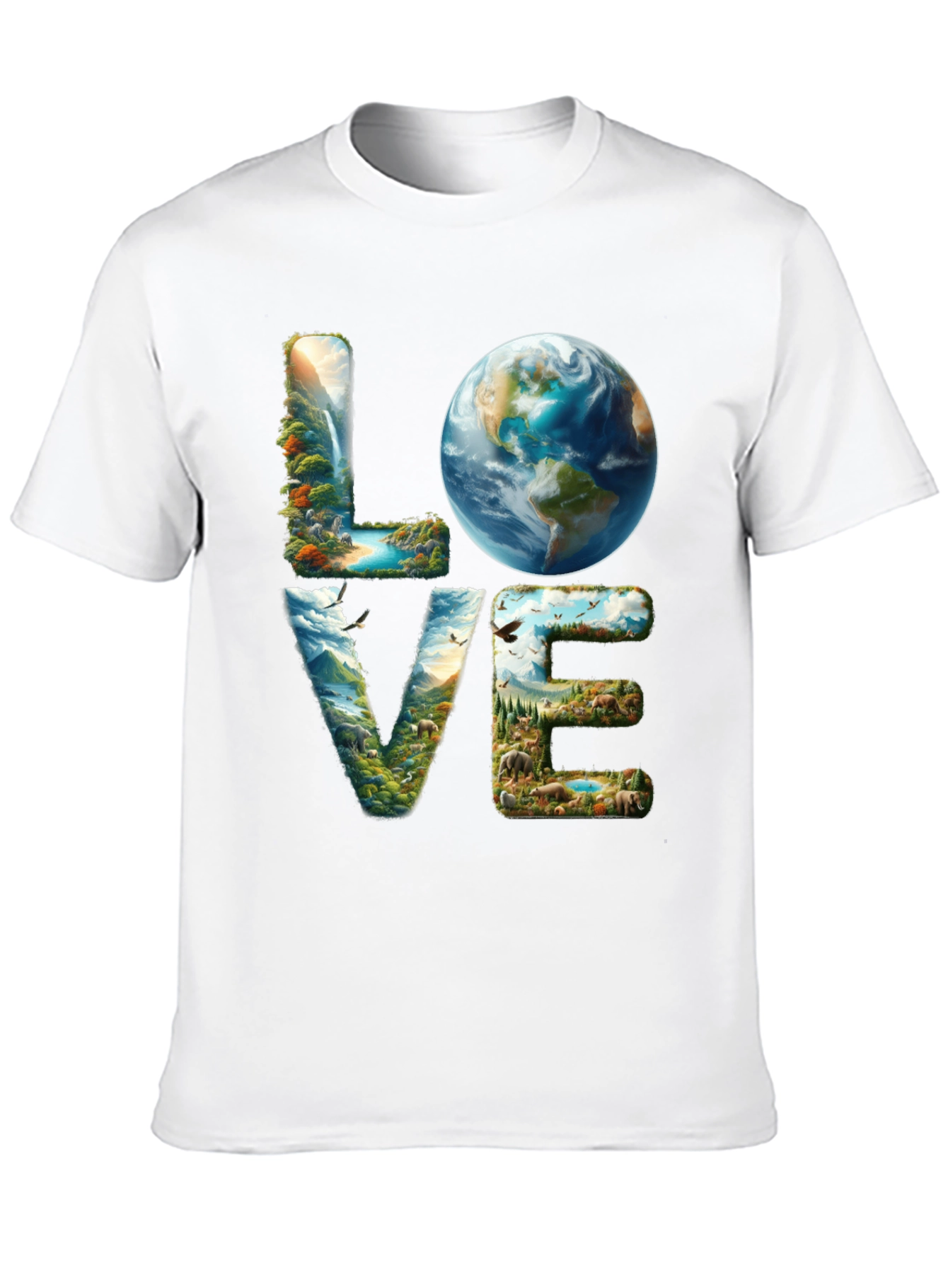 Love Earth T-Shirt - Nature Design