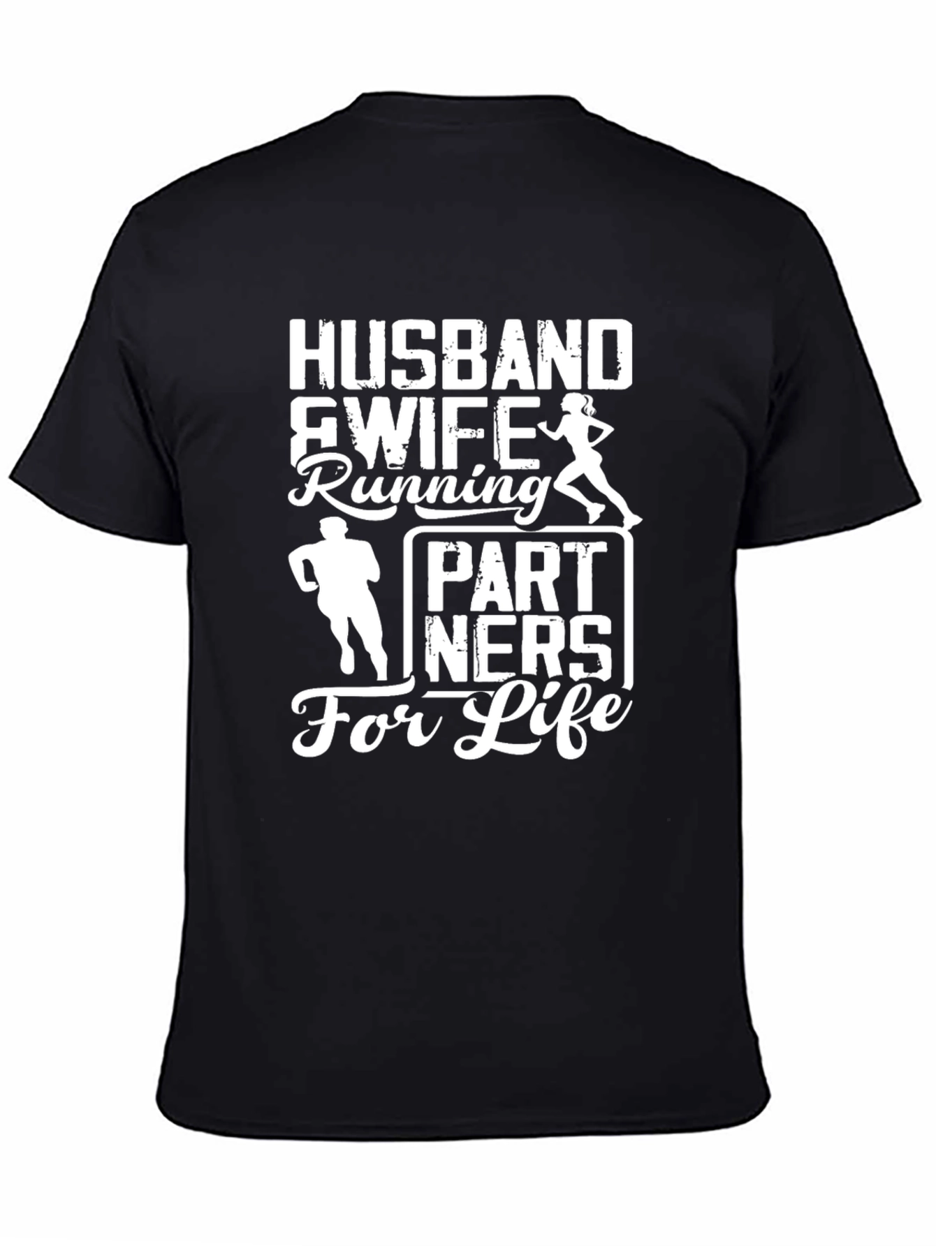 Husband & Wife Running Partners For Life T-Shirt