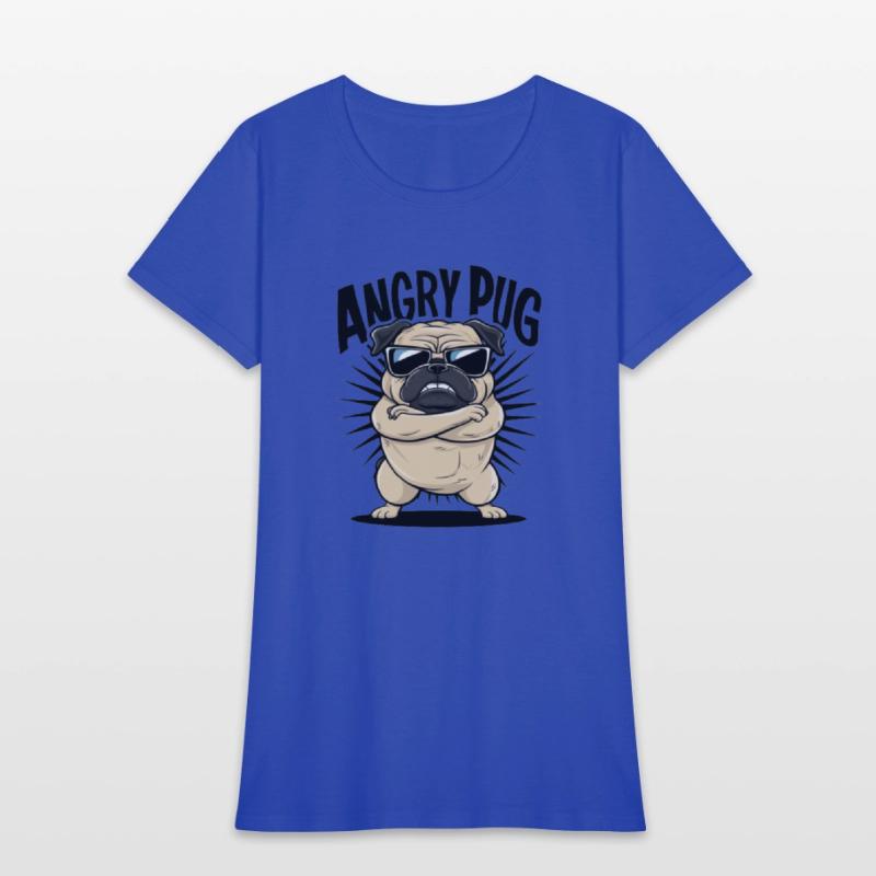 Pug angry t'shirt