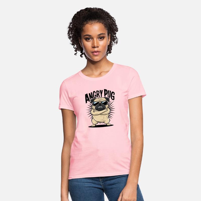 Pug angry t'shirt