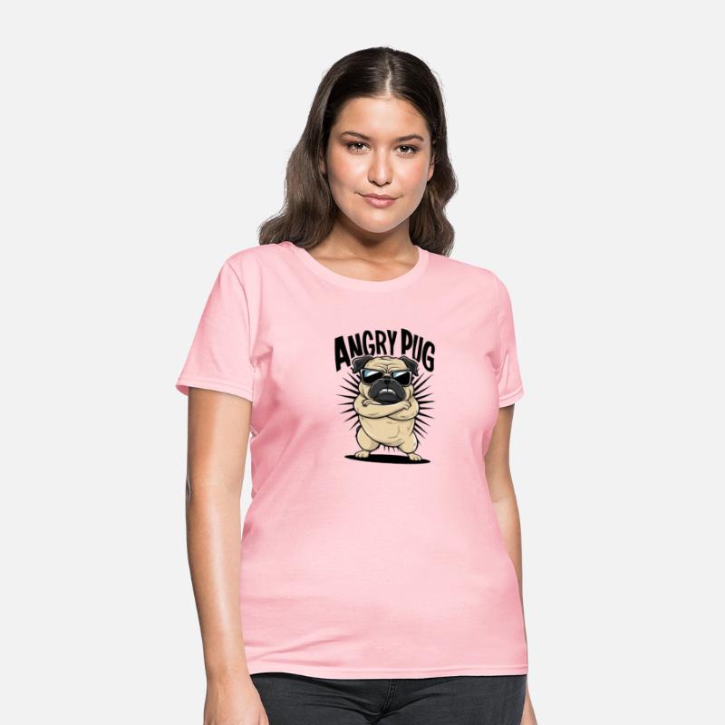 Pug angry t'shirt