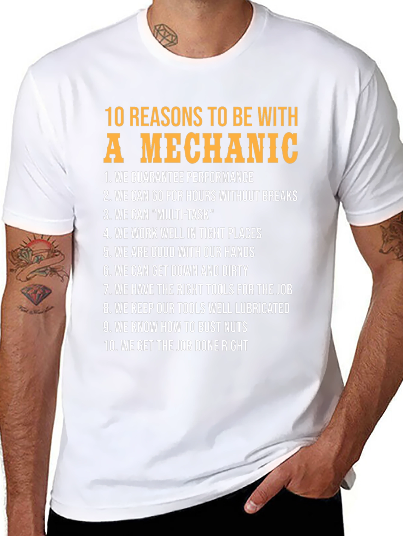 10 Reasons To Be With A Mechanic T-Shirt