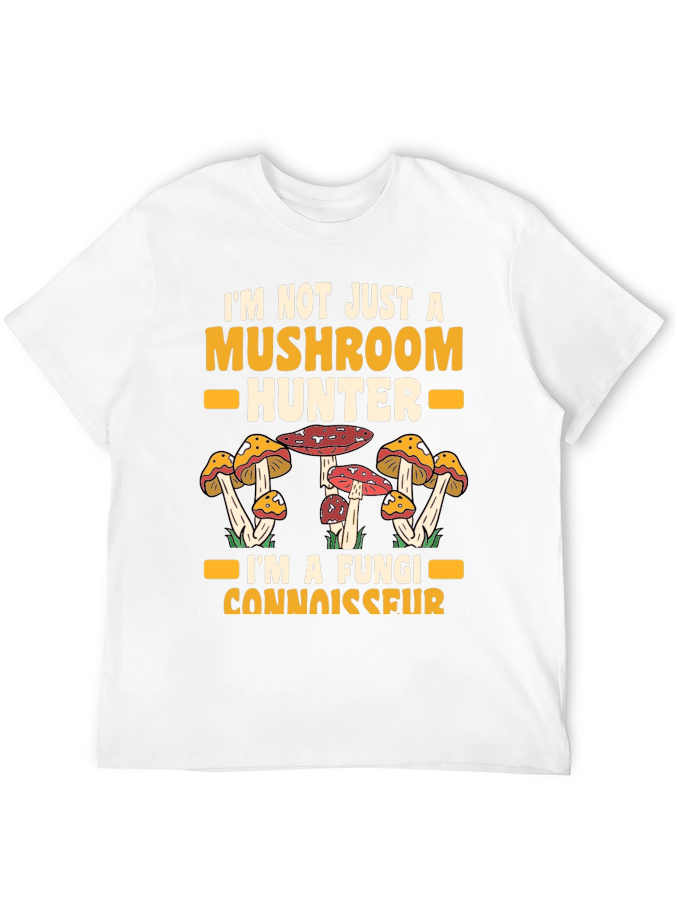 Mushroom Hunter Fungi Connoisseur Graphic Tee