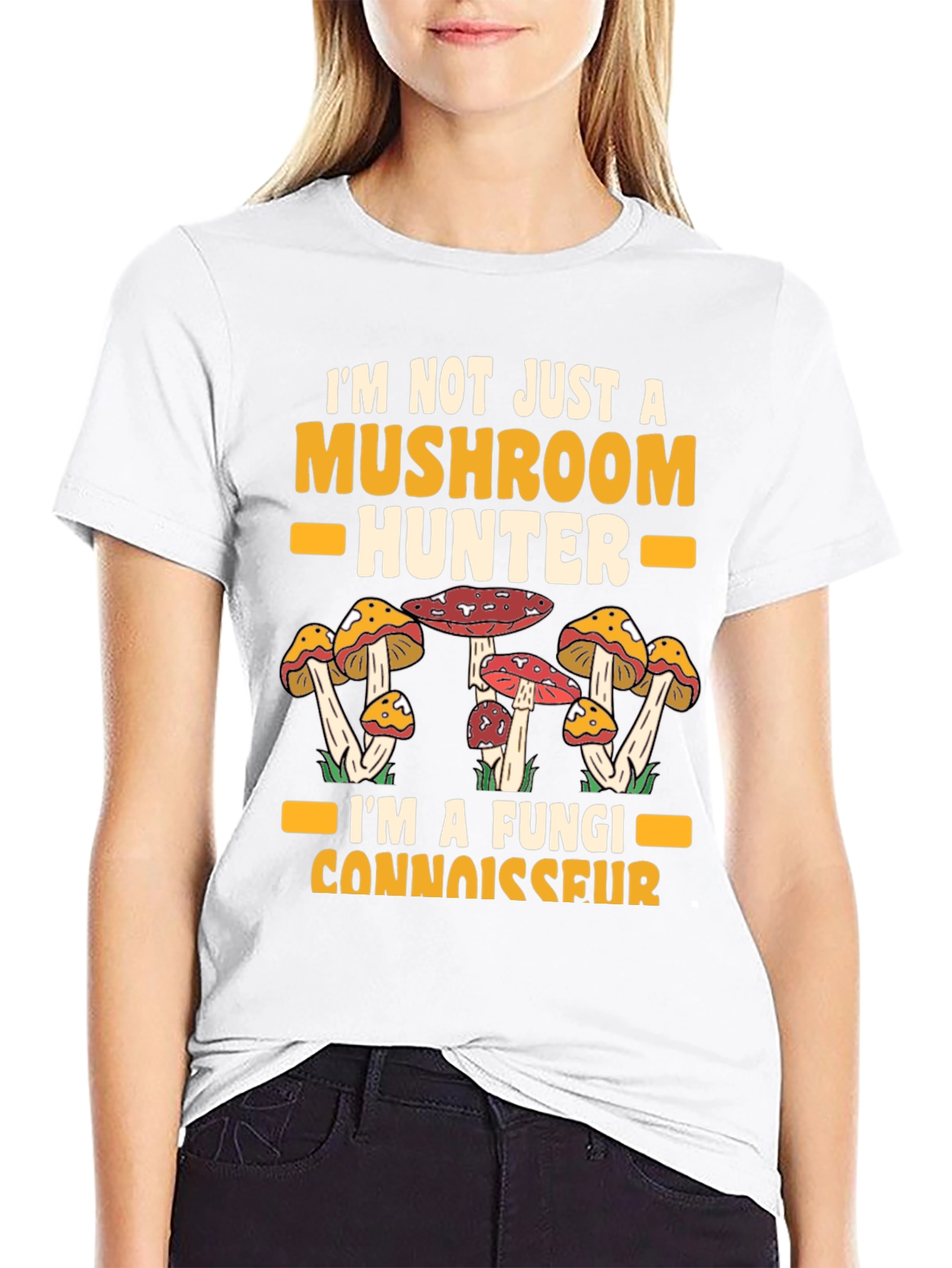 Mushroom Hunter Fungi Connoisseur Graphic Tee