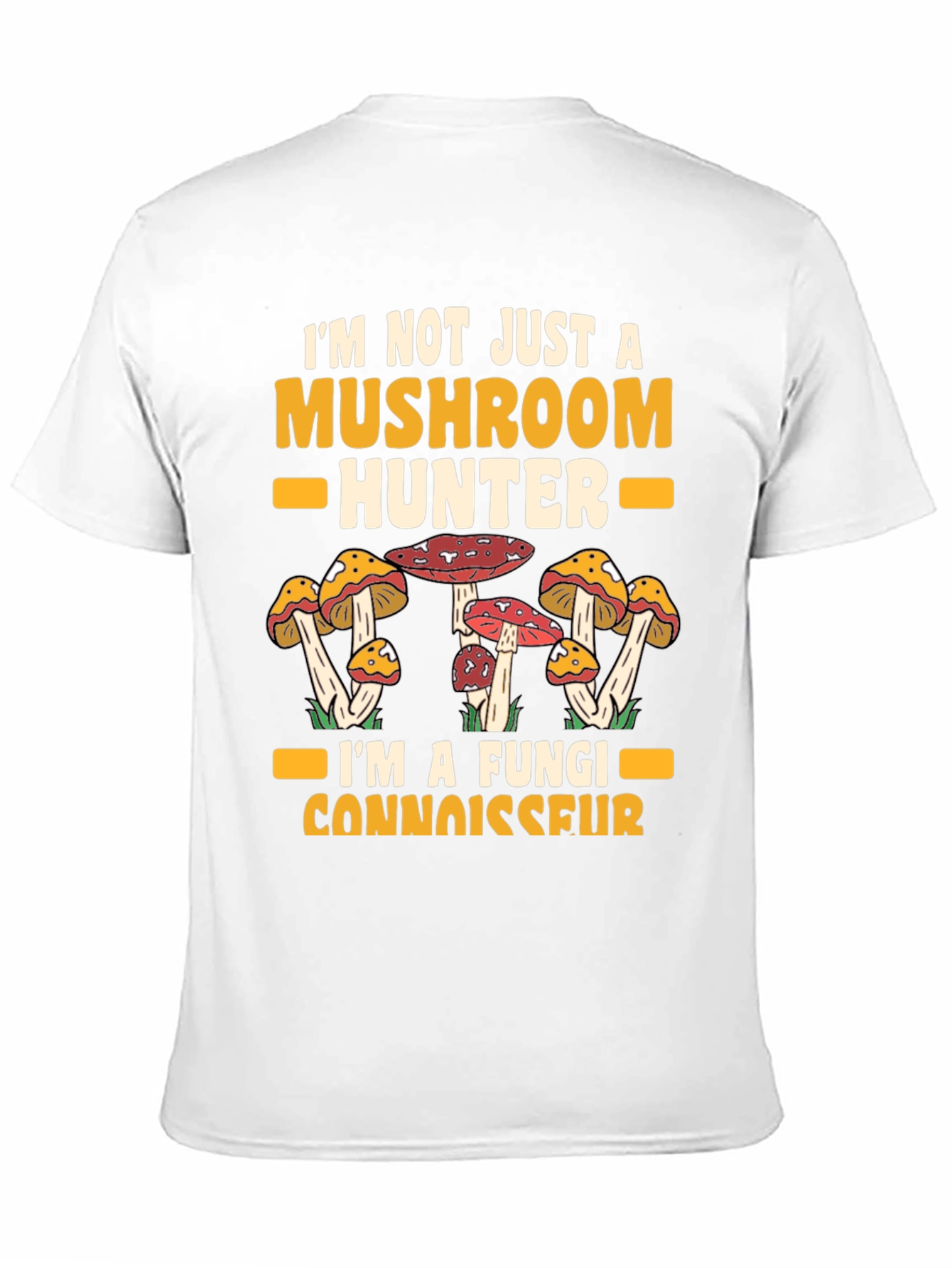 Mushroom Hunter Fungi Connoisseur Graphic Tee