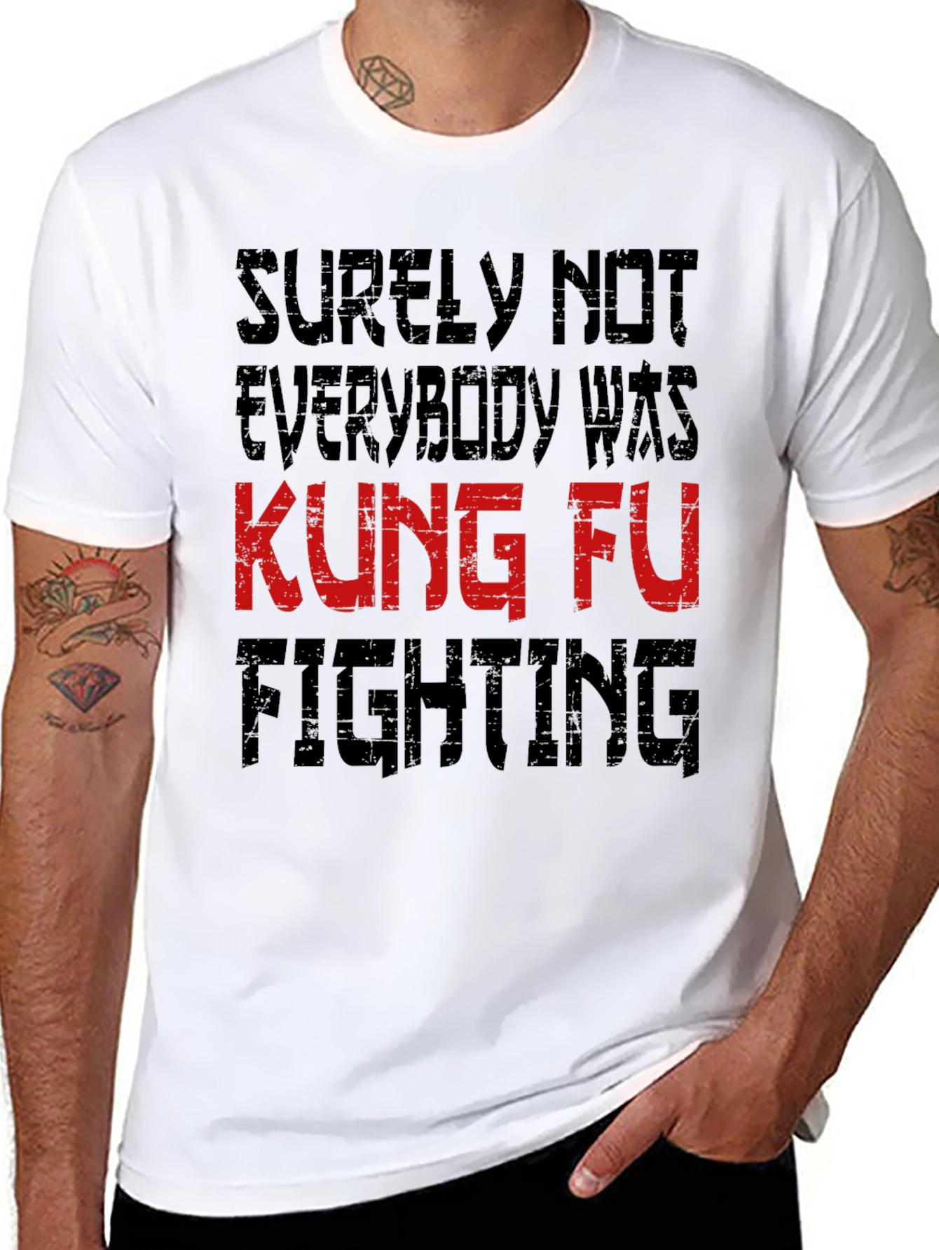 Kung Fu Fighting Graphic T-Shirt