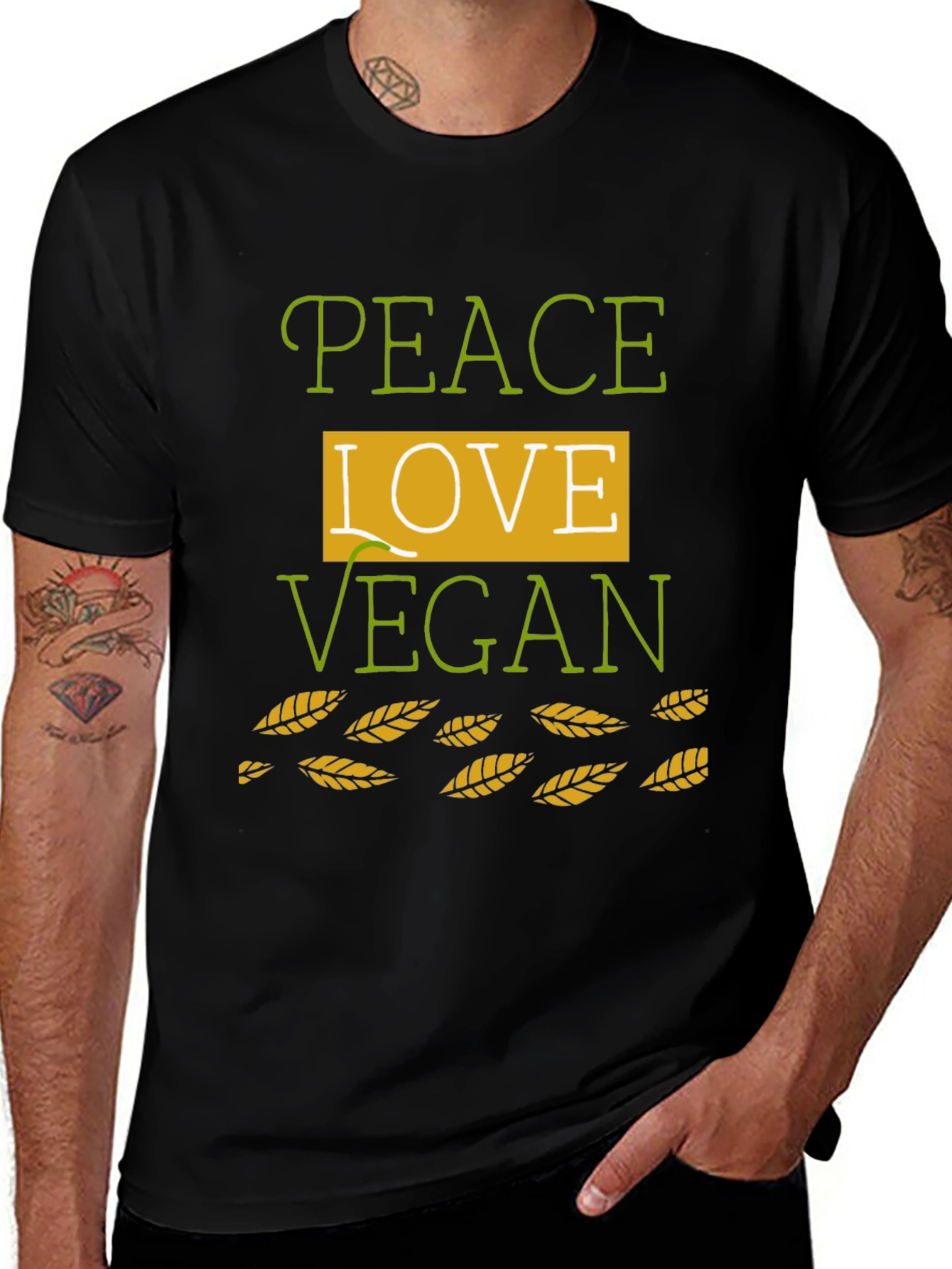 Vegan Peace Love T-Shirt