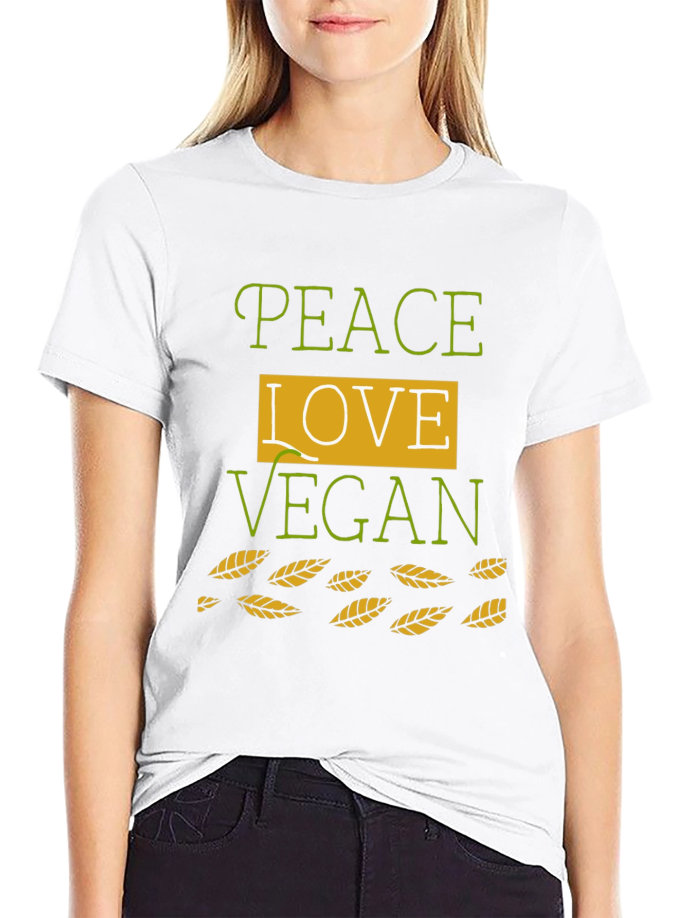 Vegan Peace Love T-Shirt