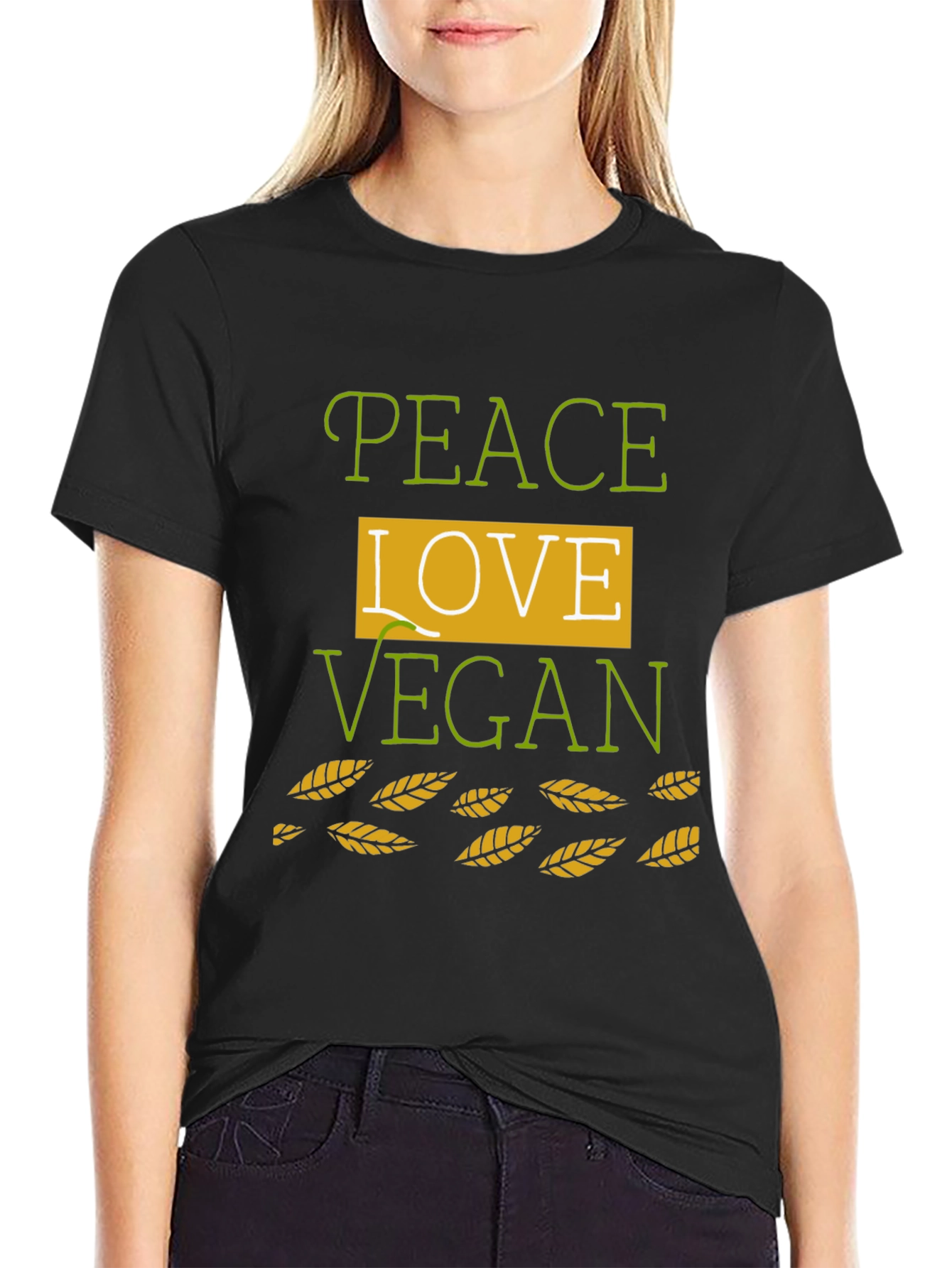 Vegan Peace Love T-Shirt