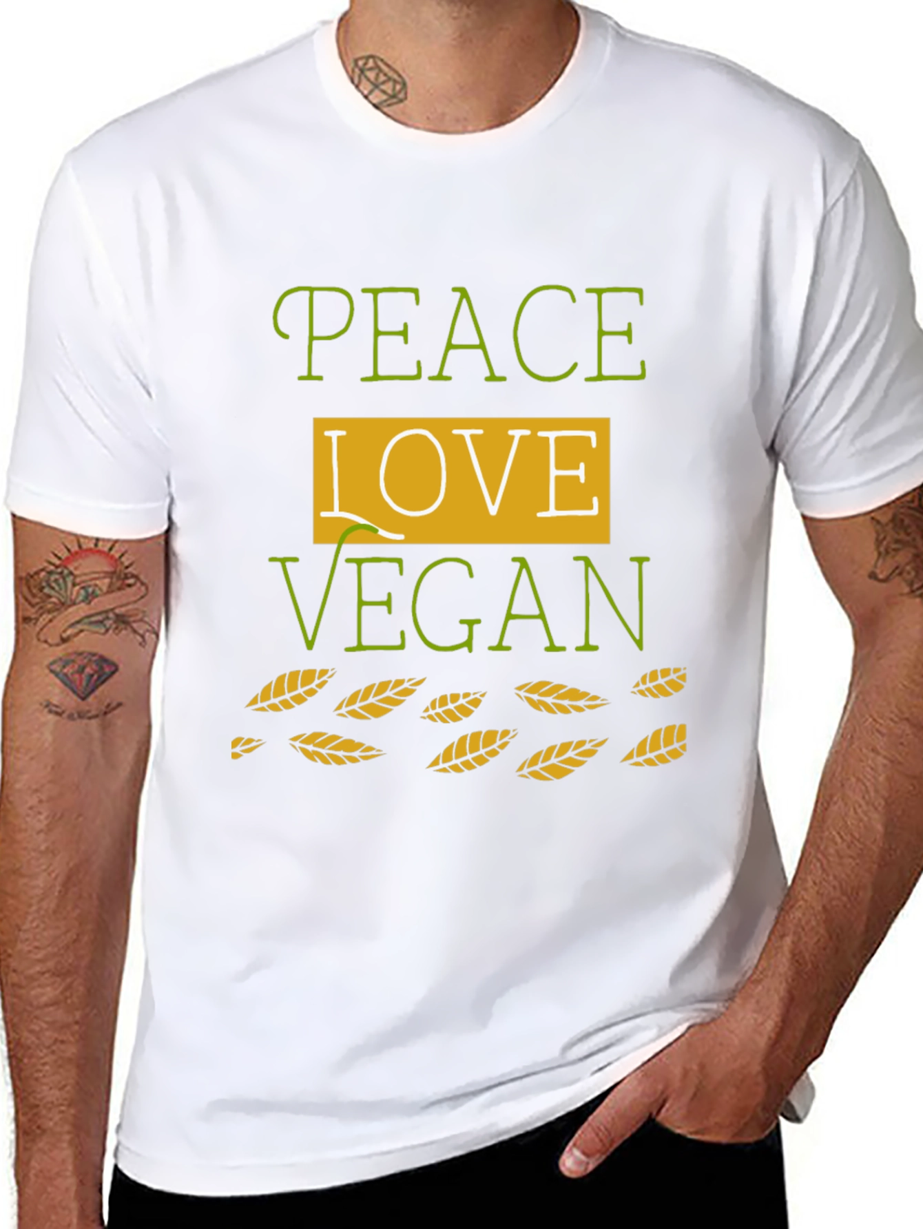 Vegan Peace Love T-Shirt