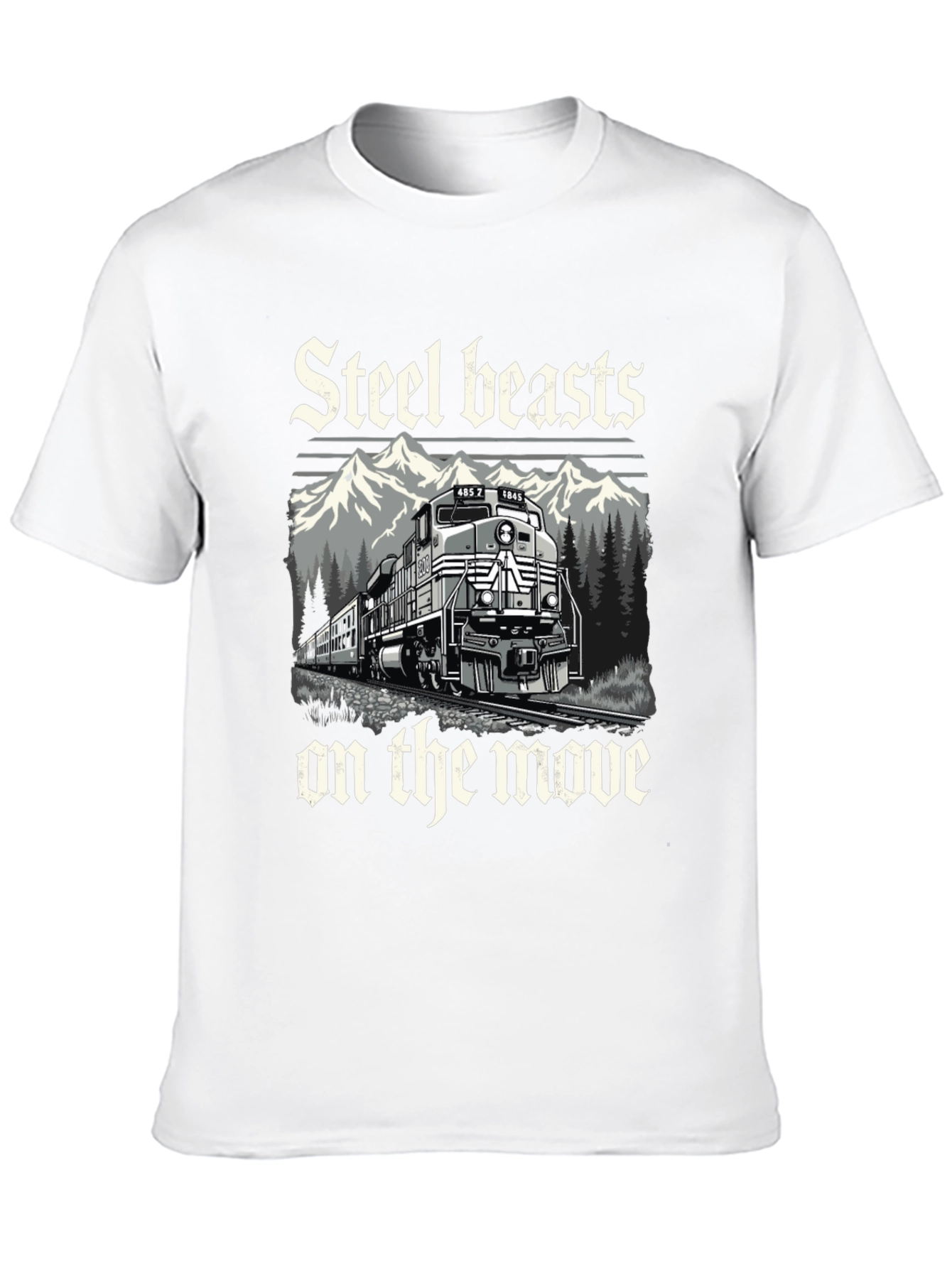 Steel Beasts Train Graphic Tee - On the Move!