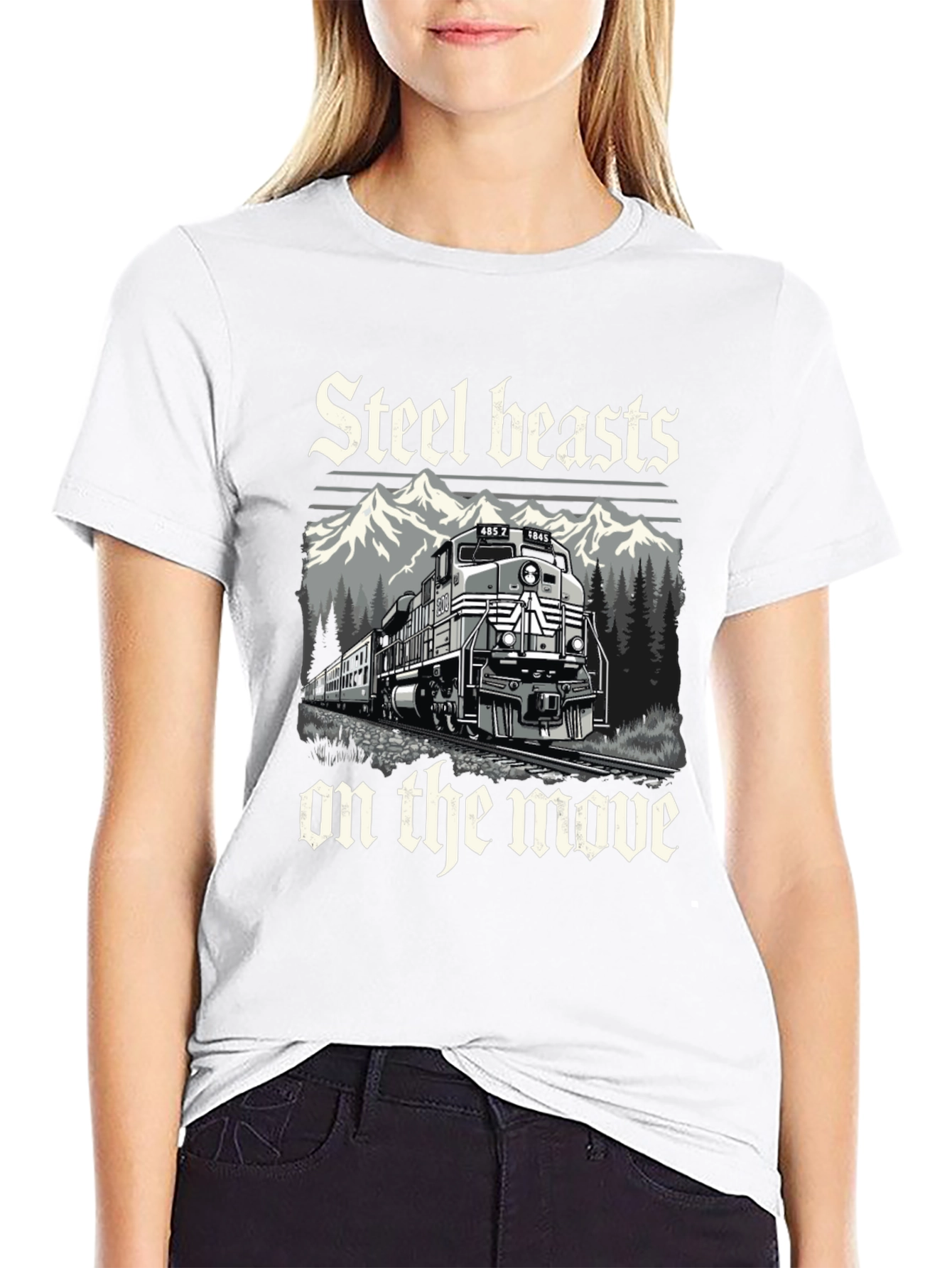 Steel Beasts Train Graphic Tee - On the Move!