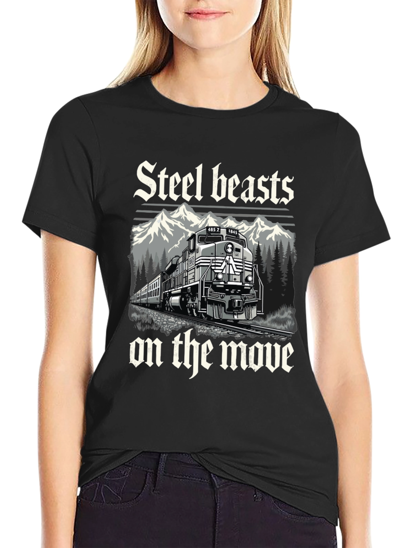 Steel Beasts Train Graphic Tee - On the Move!
