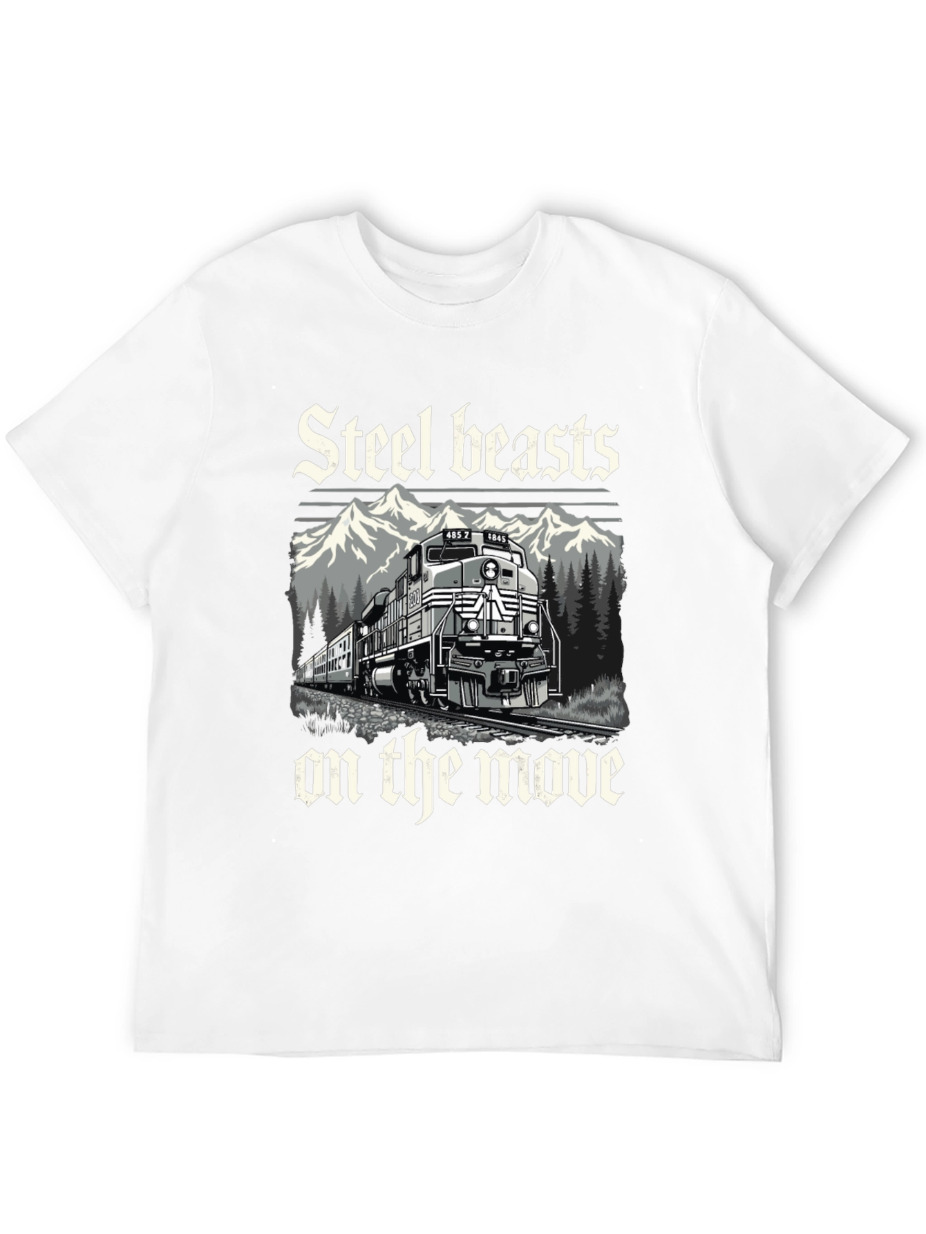 Steel Beasts Train Graphic Tee - On the Move!