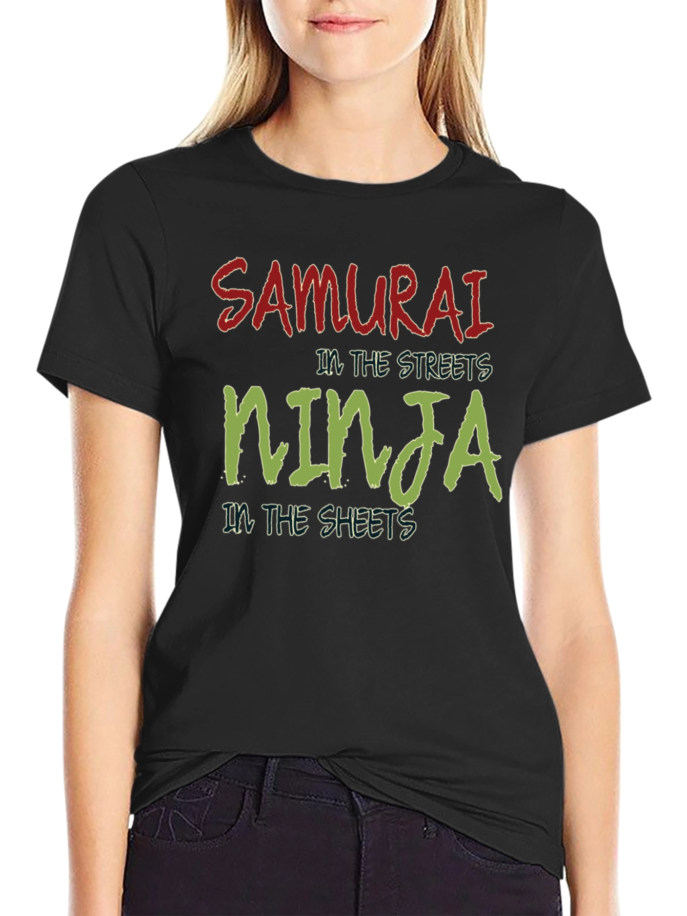 Samurai Ninja Graphic T-Shirt - Novelty Streetwear