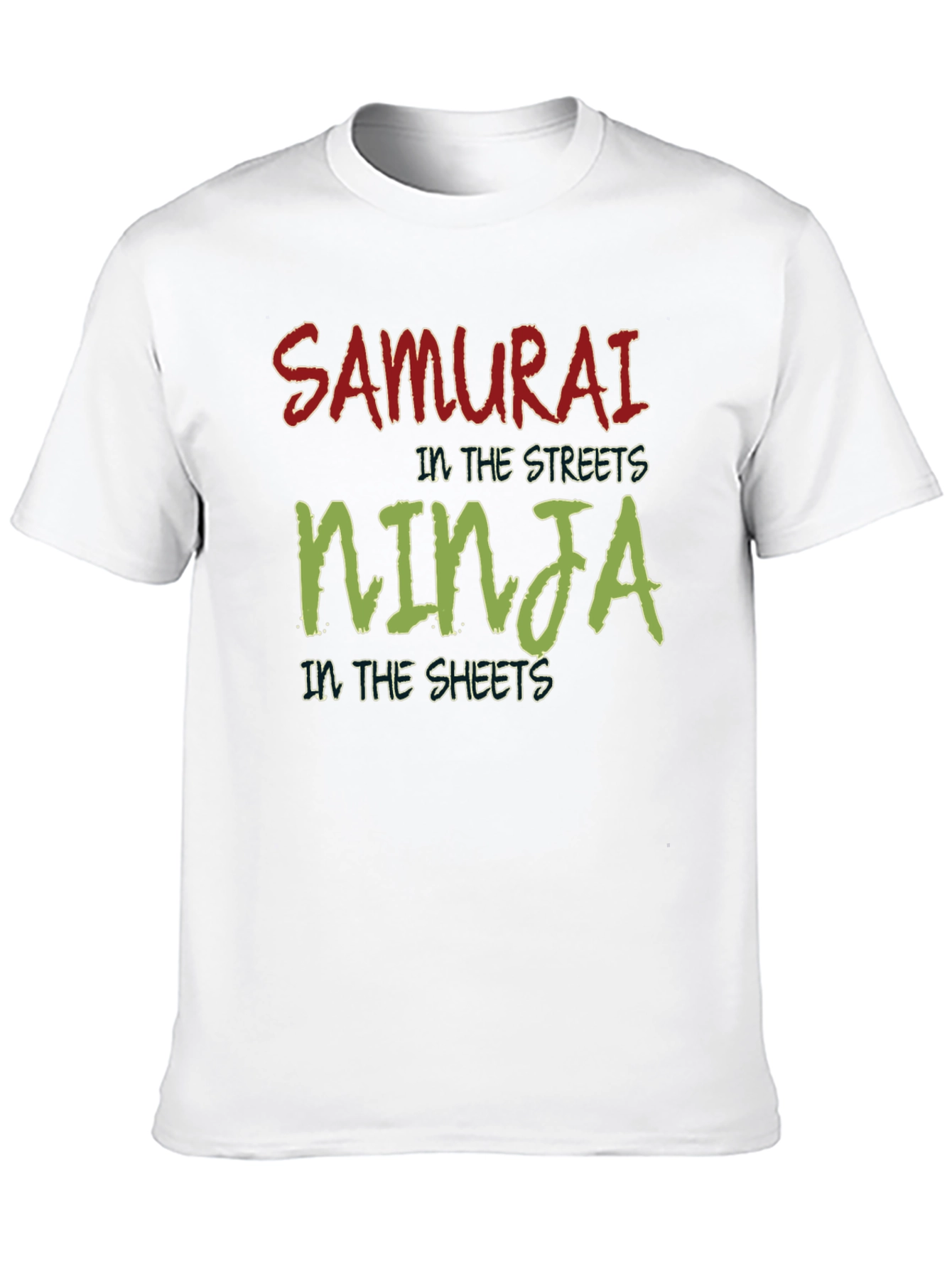Samurai Ninja Graphic T-Shirt - Novelty Streetwear