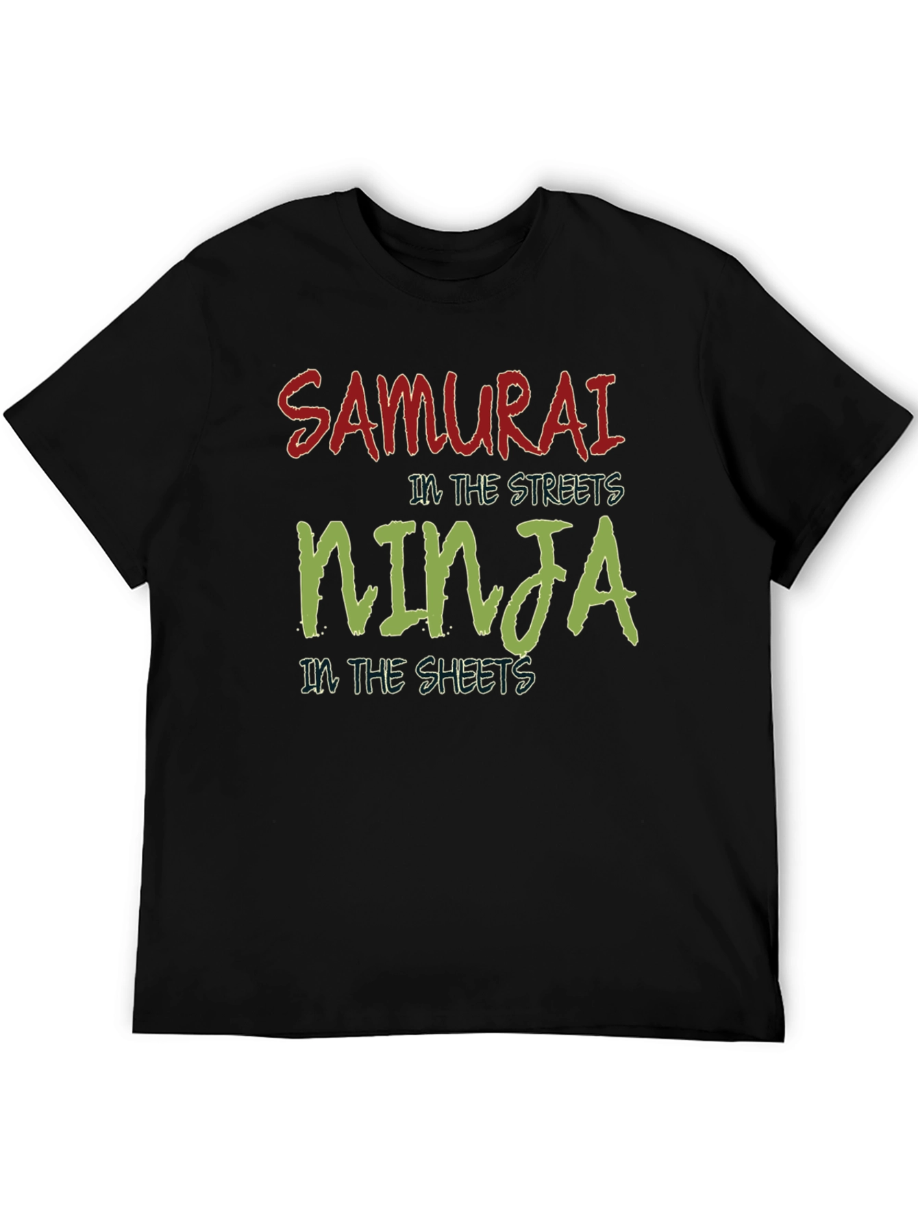 Samurai Ninja Graphic T-Shirt - Novelty Streetwear