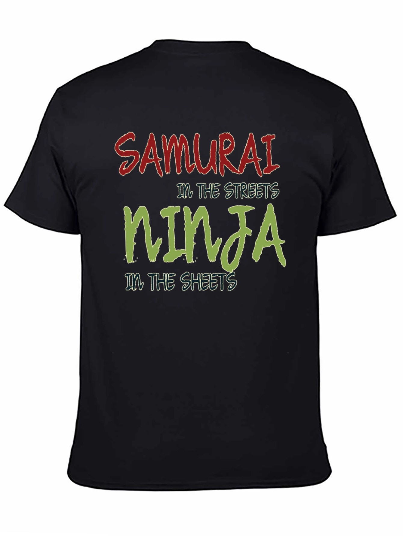 Samurai Ninja Graphic T-Shirt - Novelty Streetwear