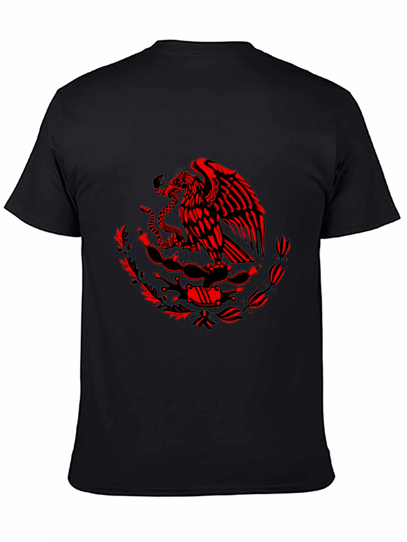 Mexican Eagle Crest Graphic T-Shirt