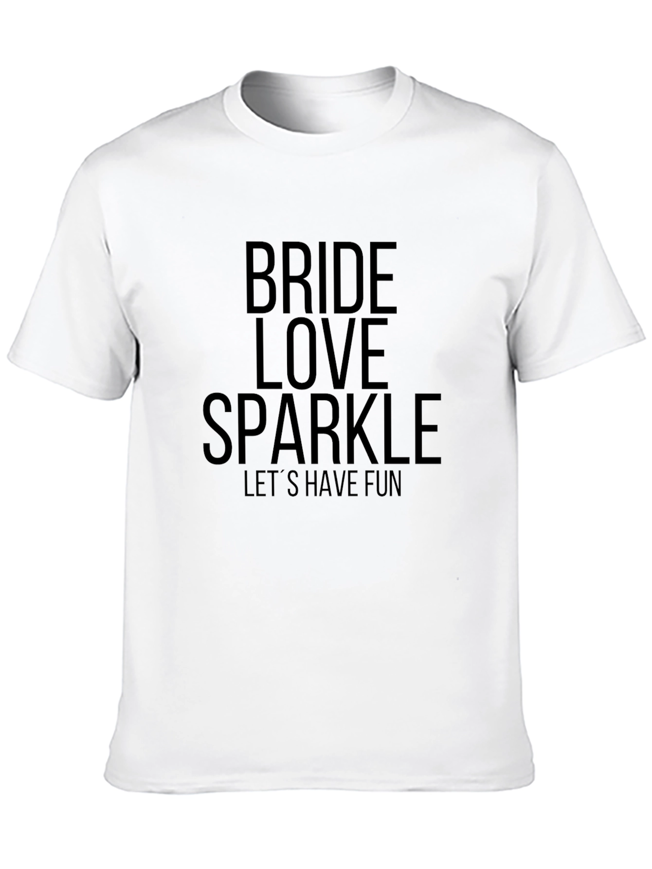 Bride Love Sparkle T-Shirt - Bachelorette Party Fun!
