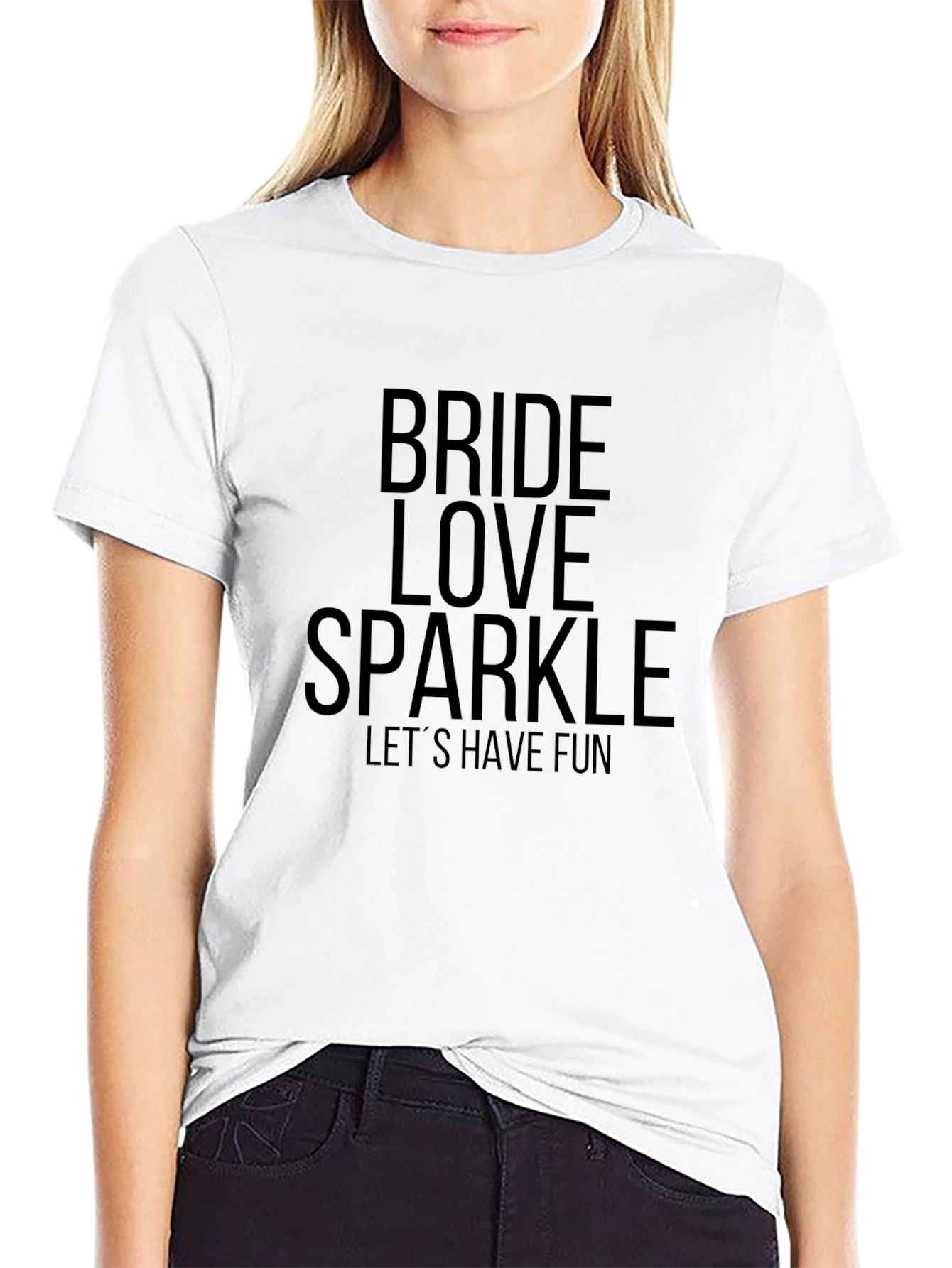 Bride Love Sparkle T-Shirt - Bachelorette Party Fun!