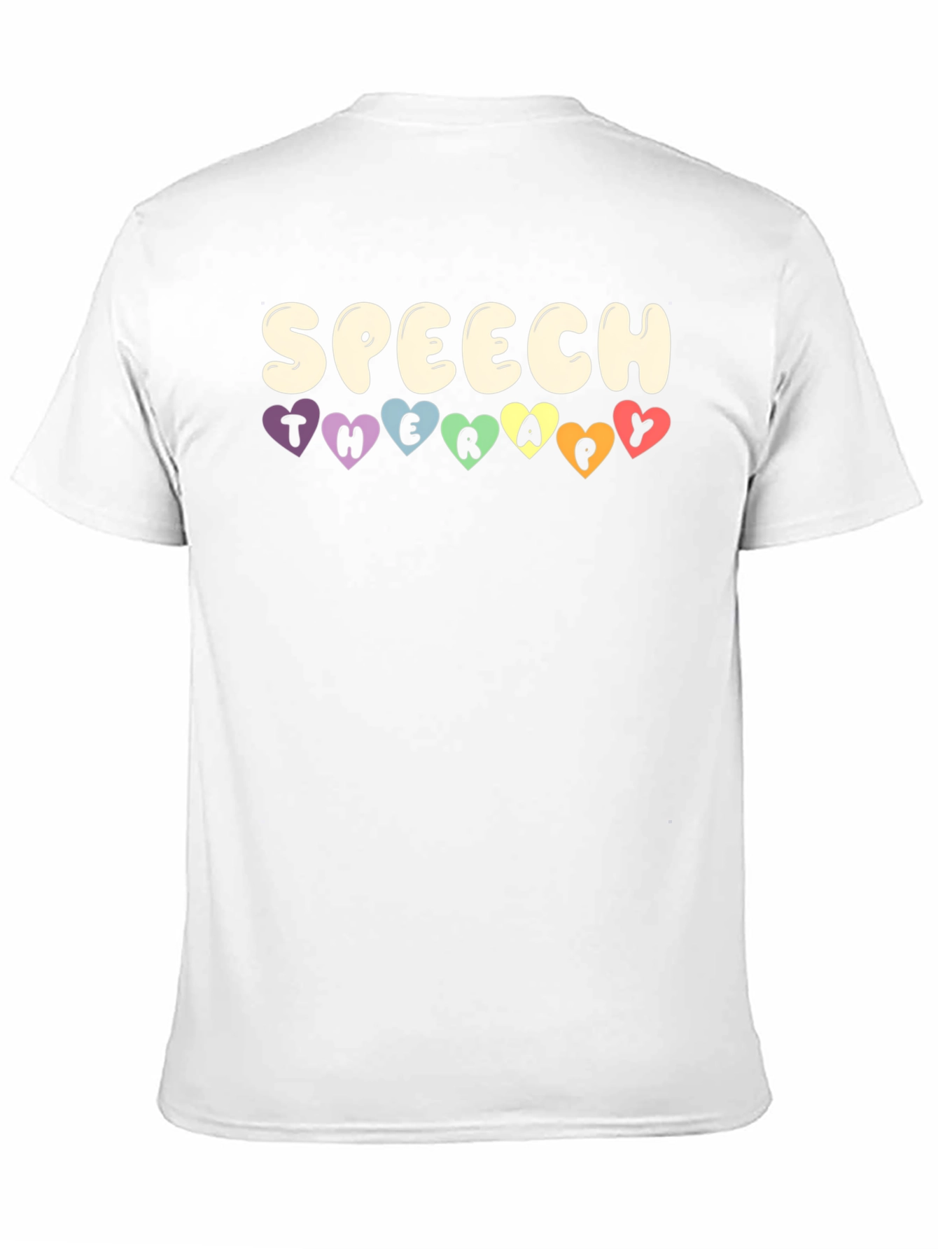 Speech Therapy Heart T-Shirt - Black