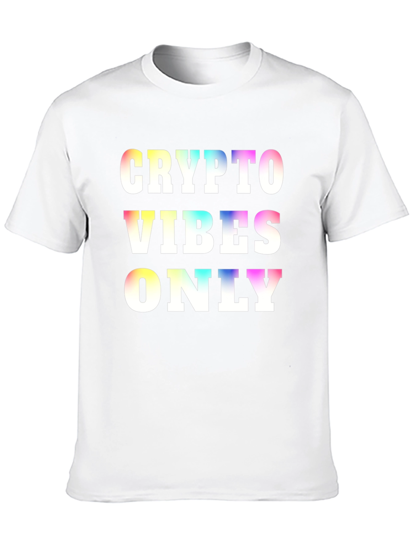 Crypto Vibes Only Graphic Tee - Black