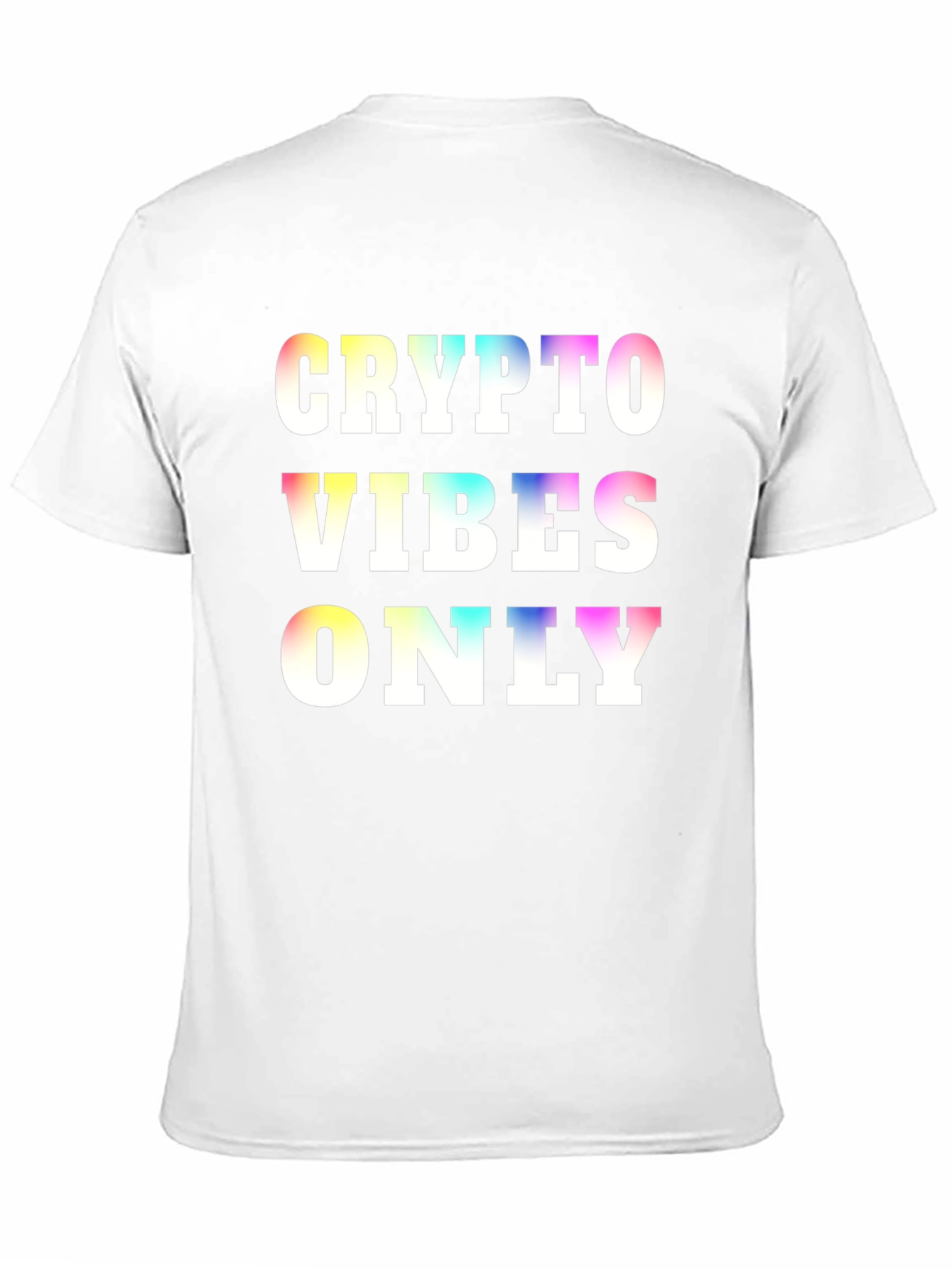 Crypto Vibes Only Graphic Tee - Black