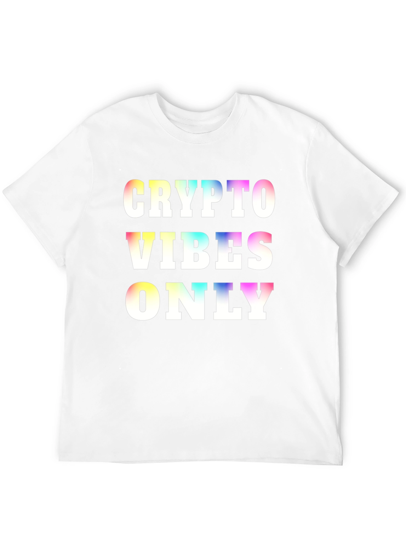 Crypto Vibes Only Graphic Tee - Black
