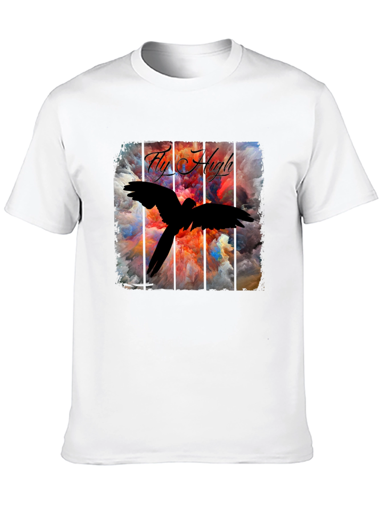 Fly High Bird Graphic T-Shirt