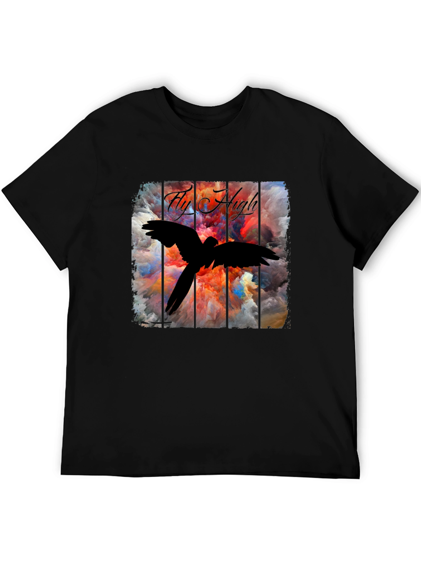 Fly High Bird Graphic T-Shirt