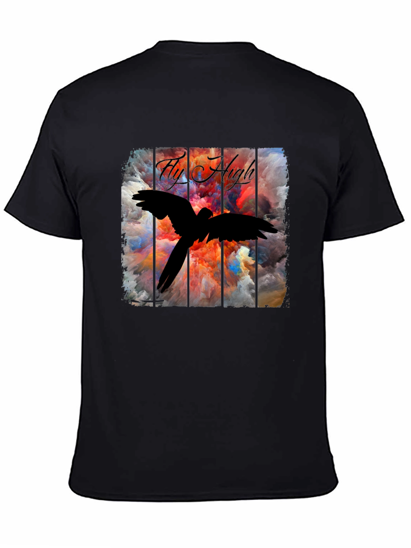 Fly High Bird Graphic T-Shirt