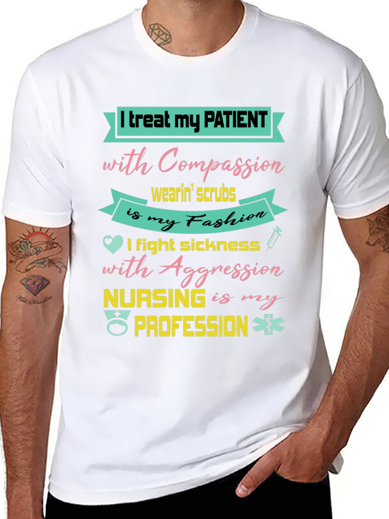 Nurse T-Shirt: Compassion & Aggression