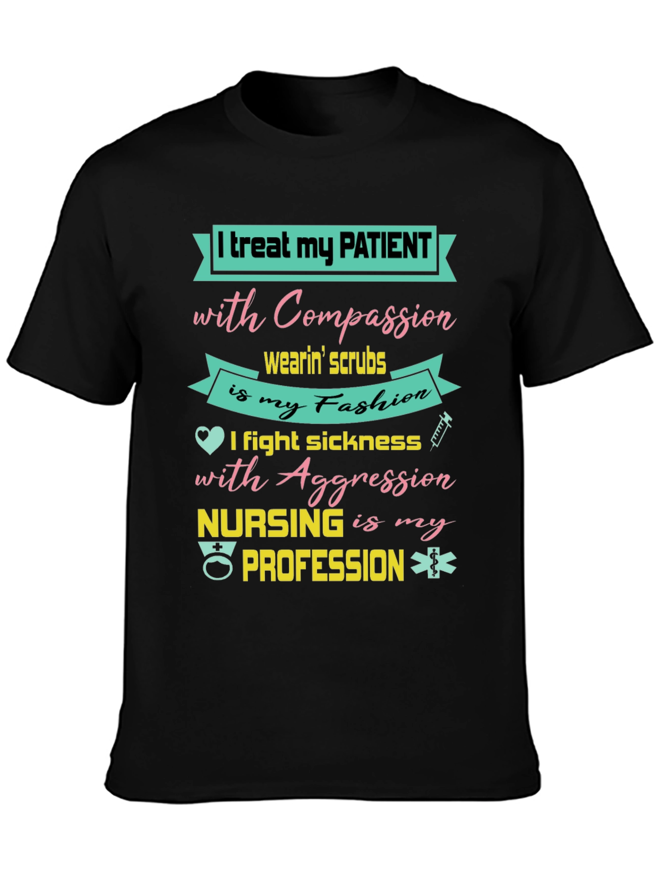 Nurse T-Shirt: Compassion & Aggression