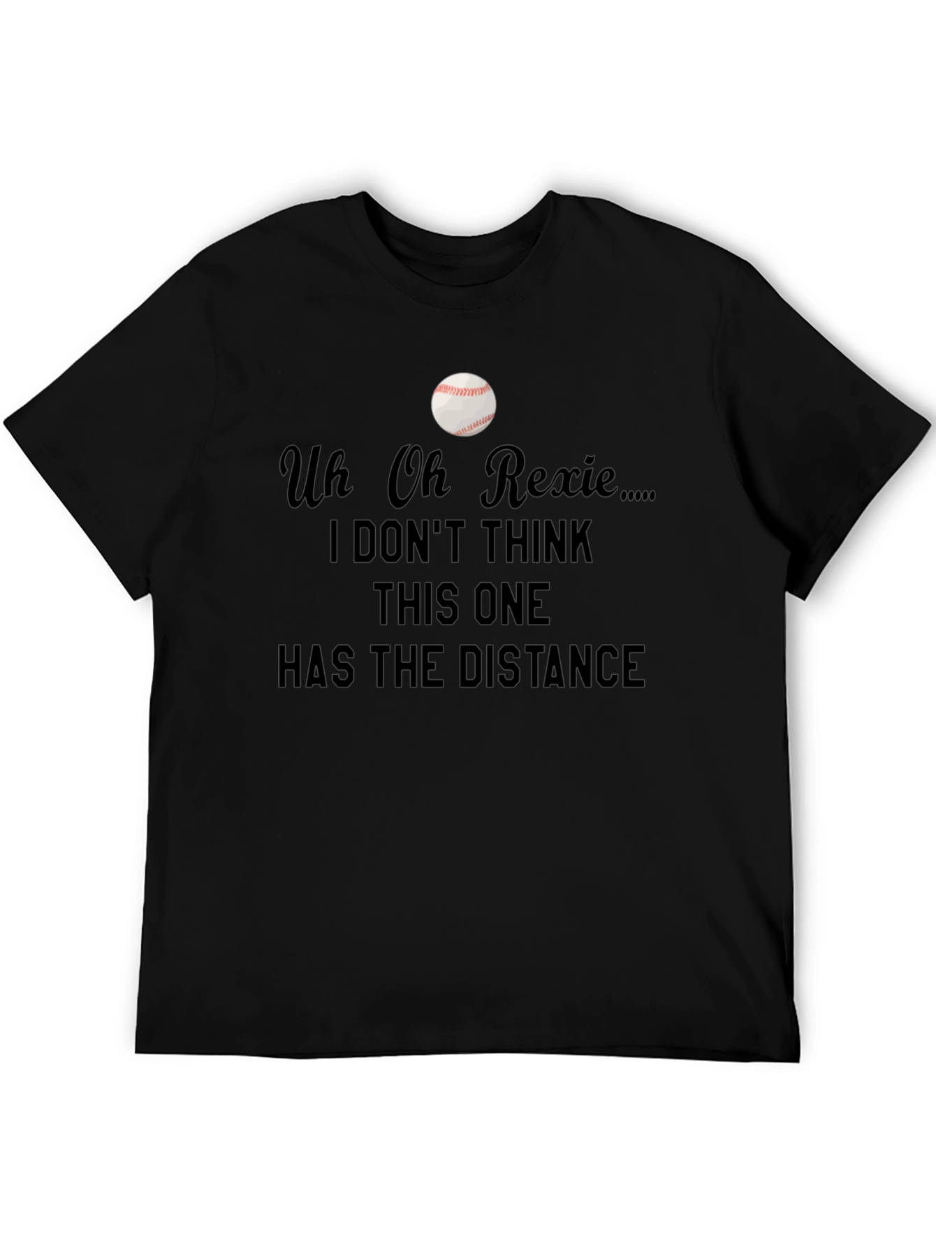 Uh Oh Rexie Baseball T-Shirt