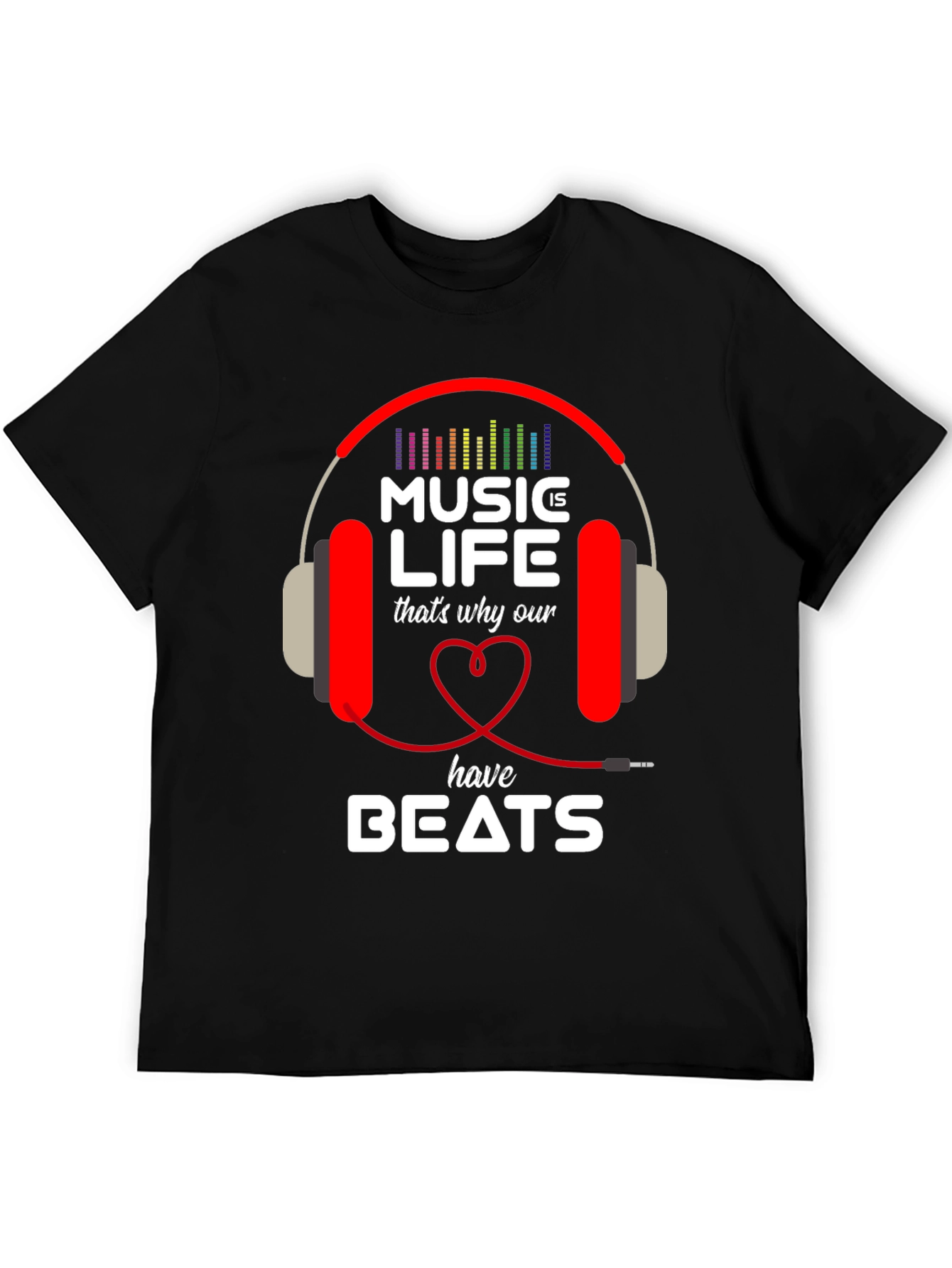 Music is Life T-Shirt - Cool Graphic Tee