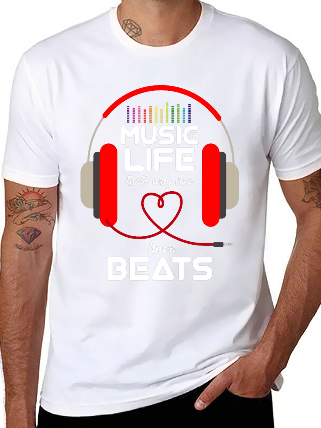 Music is Life T-Shirt - Cool Graphic Tee