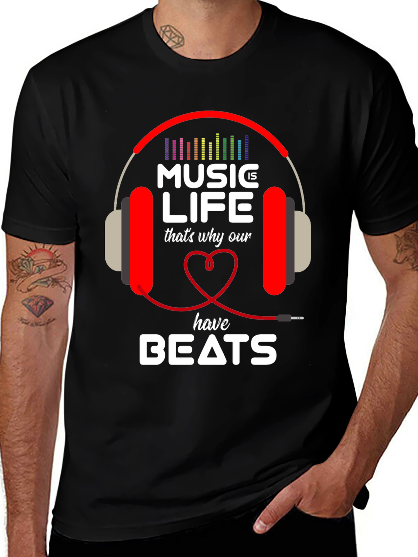 Music is Life T-Shirt - Cool Graphic Tee