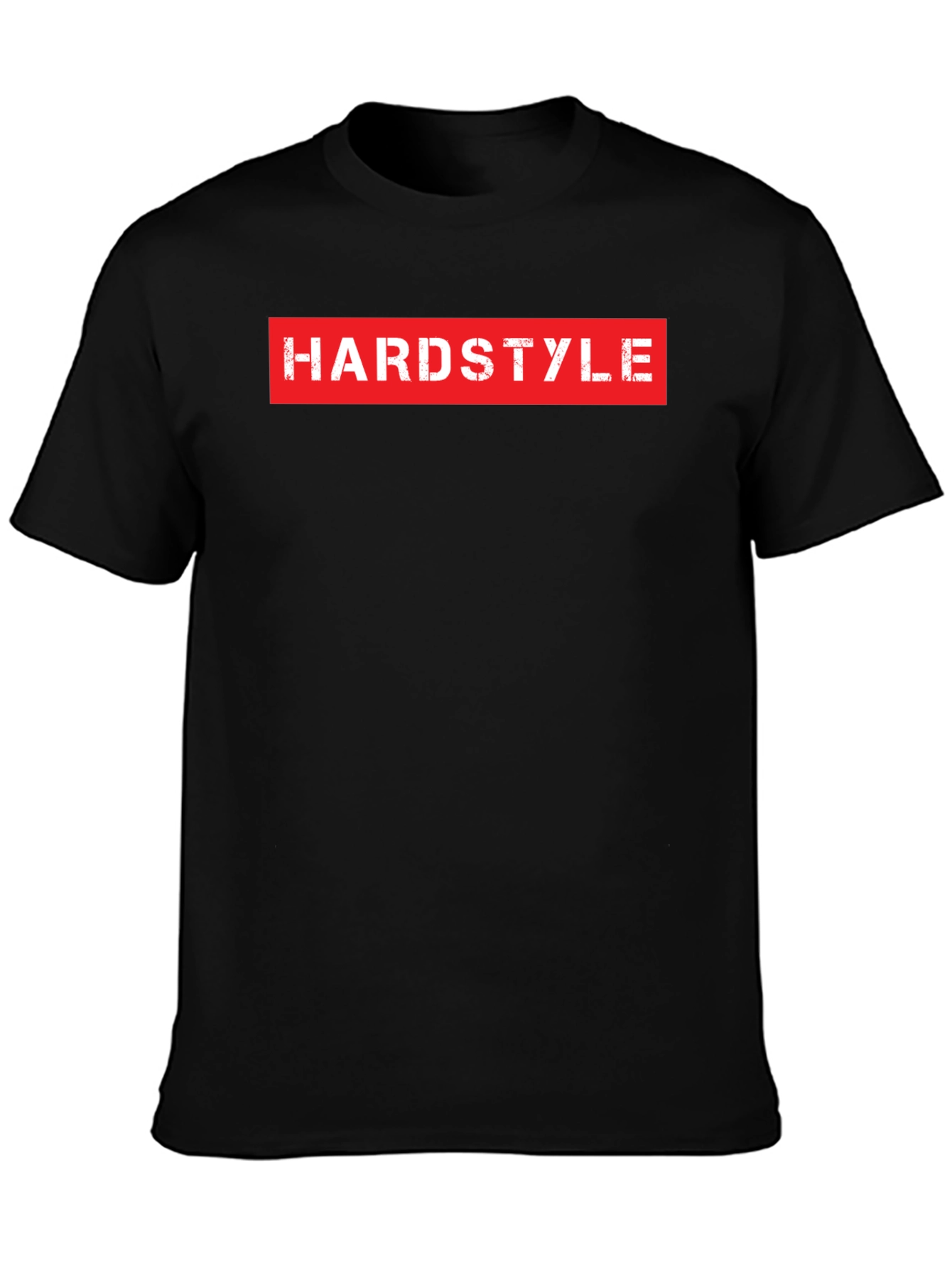 Hardstyle Graphic Tee - Black Crew Neck T-Shirt