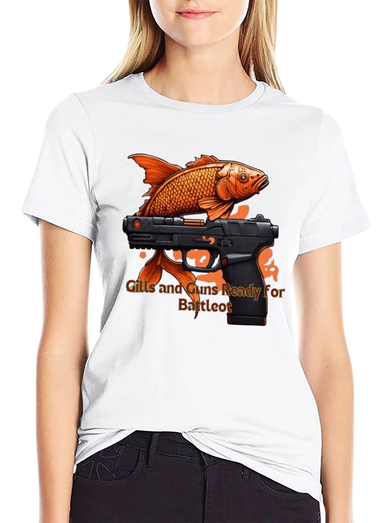 Gills and Guns Ready for Battle T-Shirt