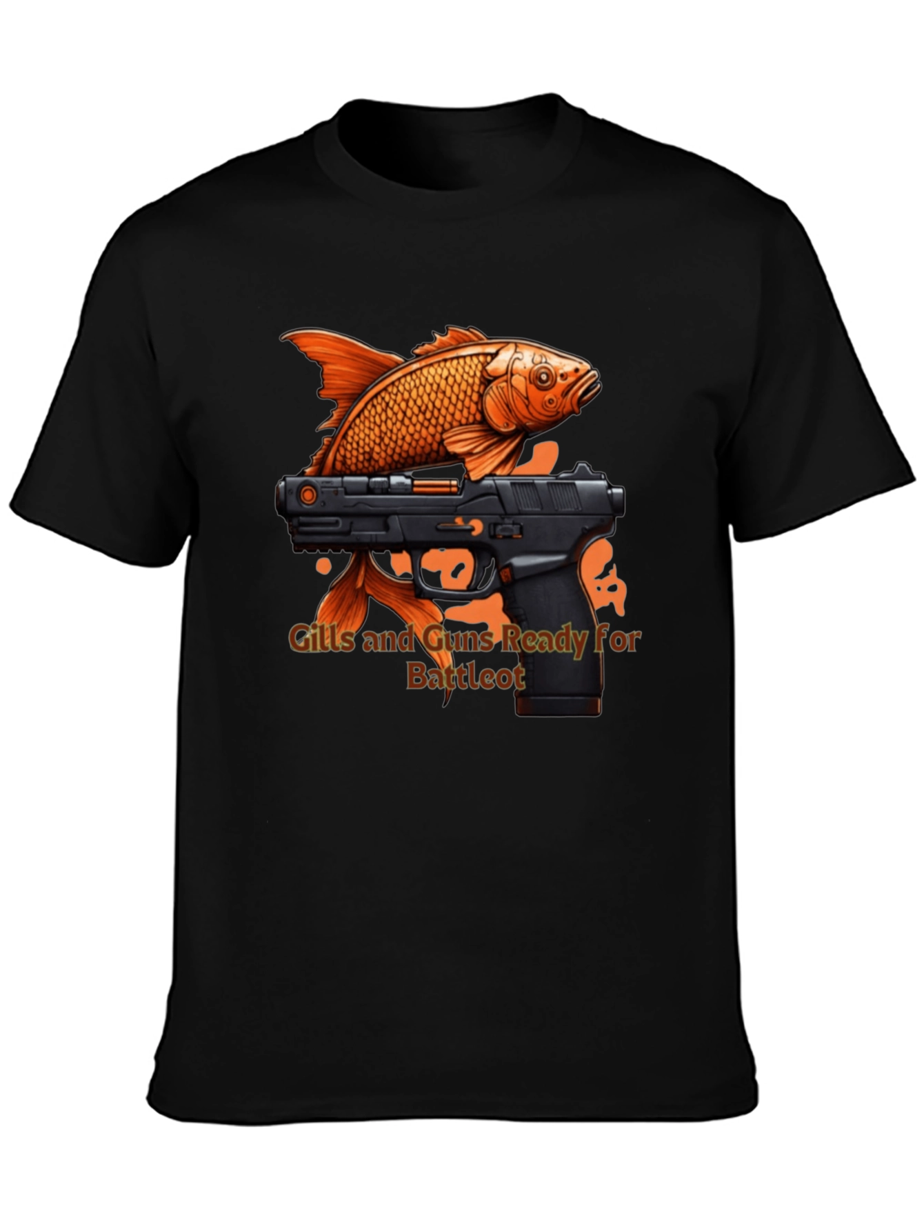 Gills and Guns Ready for Battle T-Shirt