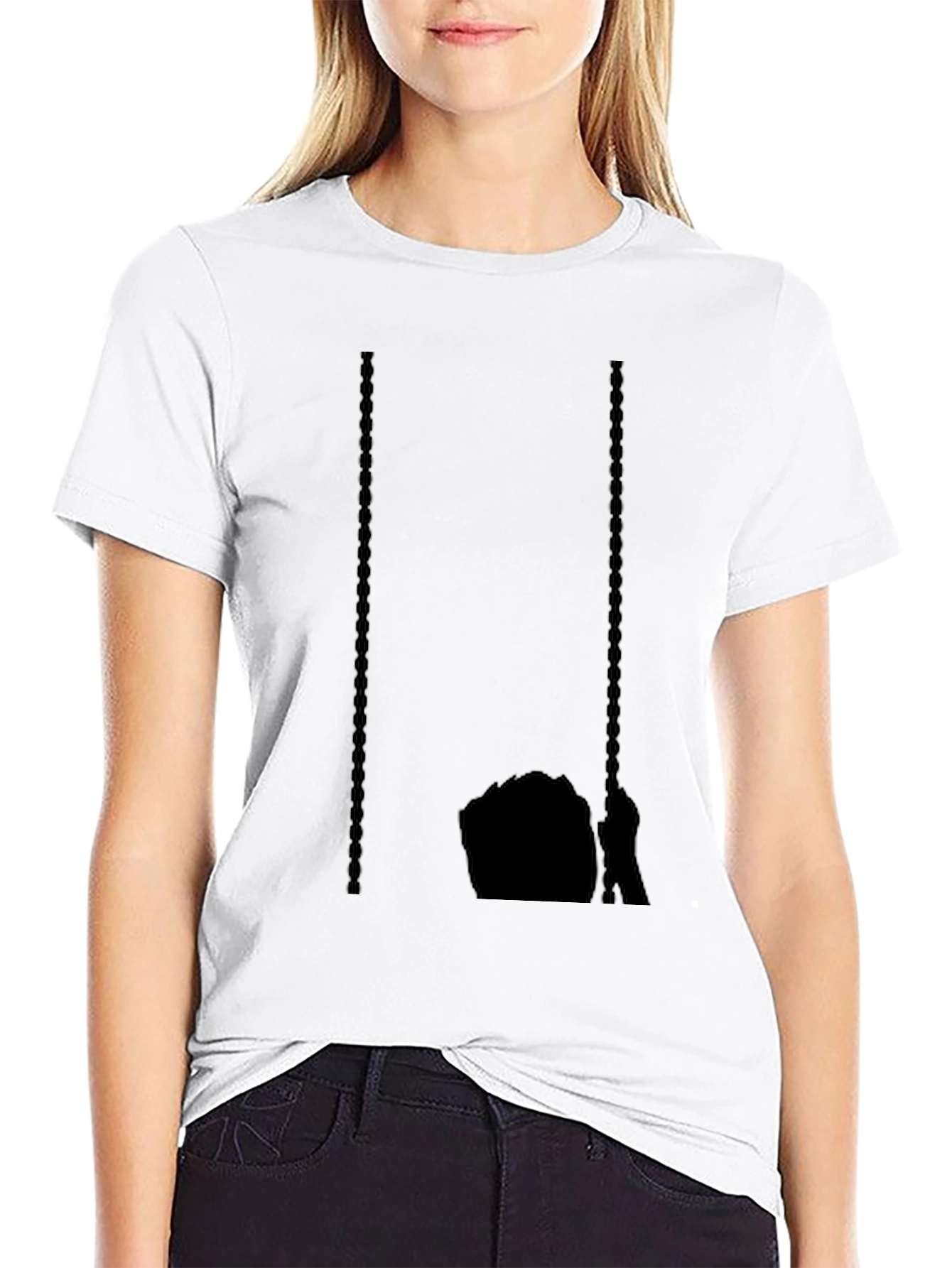 Dark Graphic Tee - Swing Silhouette