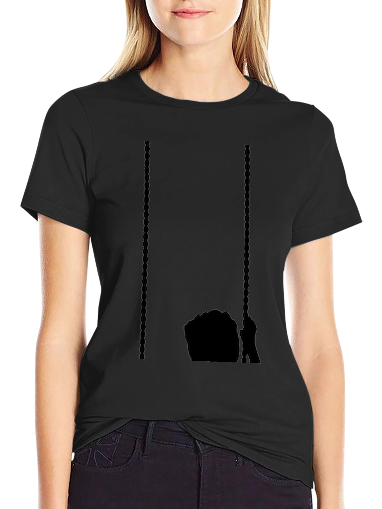 Dark Graphic Tee - Swing Silhouette