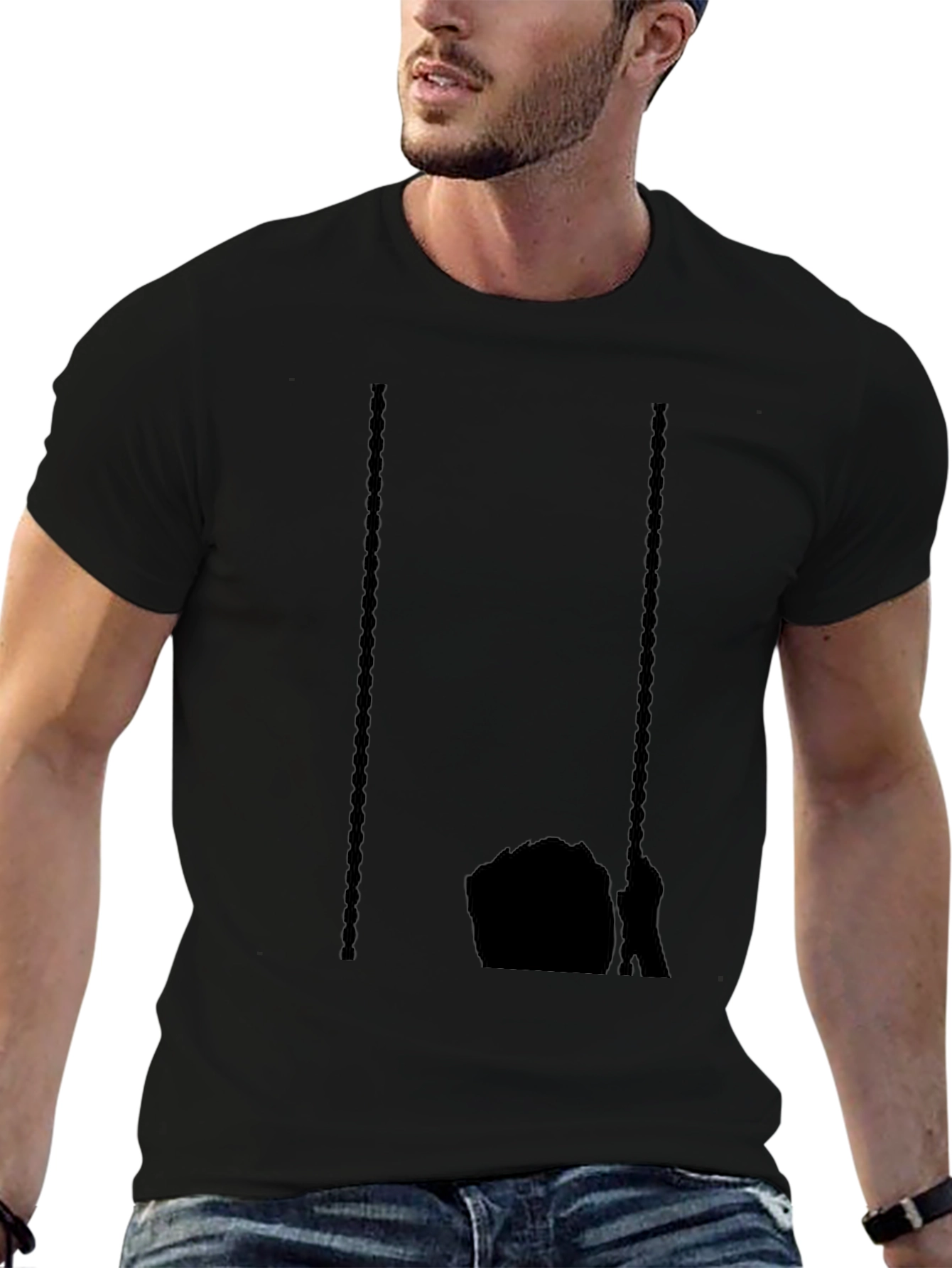 Dark Graphic Tee - Swing Silhouette