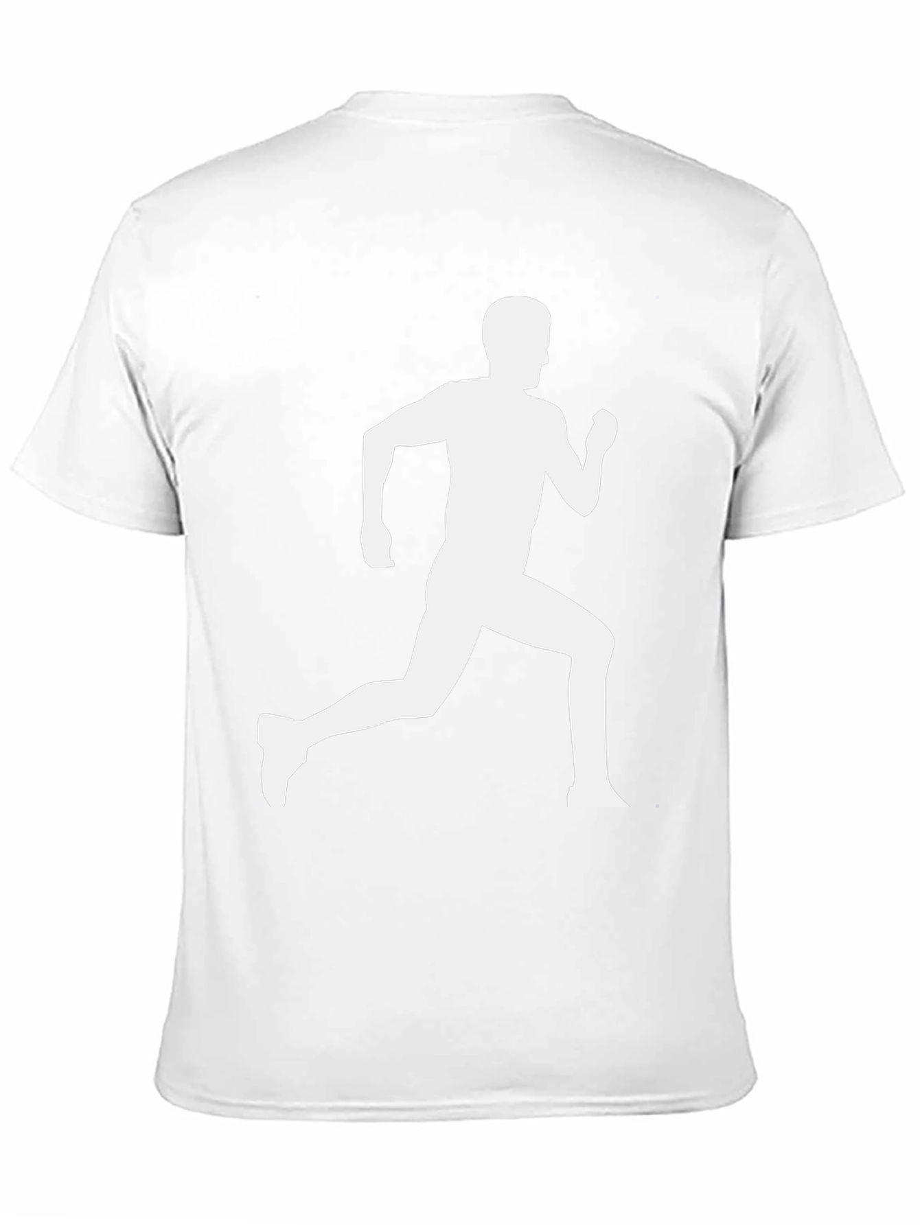 Runner Graphic Tee - Black Cotton Casual Shirt
