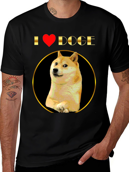 I Heart Doge T-Shirt - Shiba Inu Meme Tee