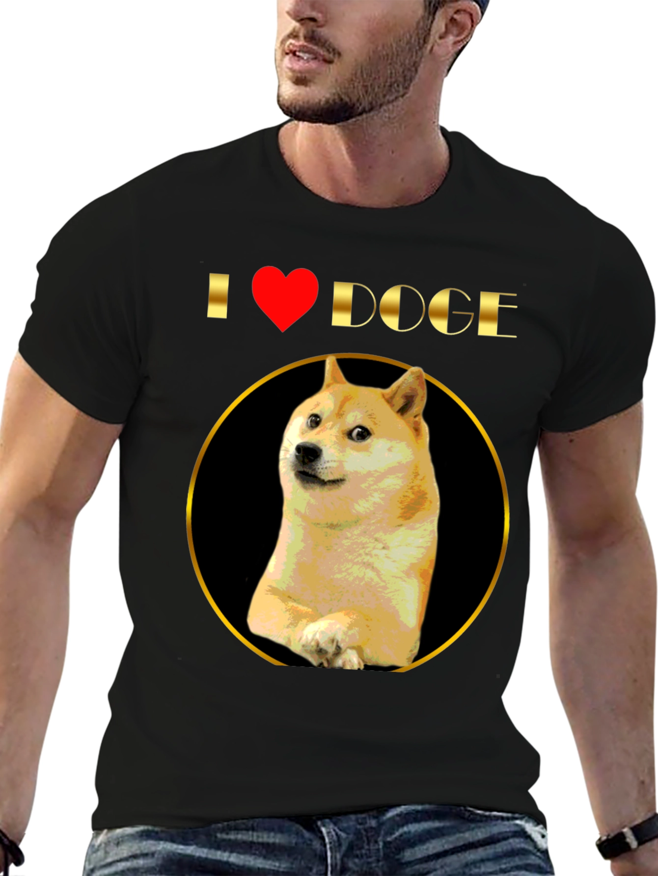 I Heart Doge T-Shirt - Shiba Inu Meme Tee